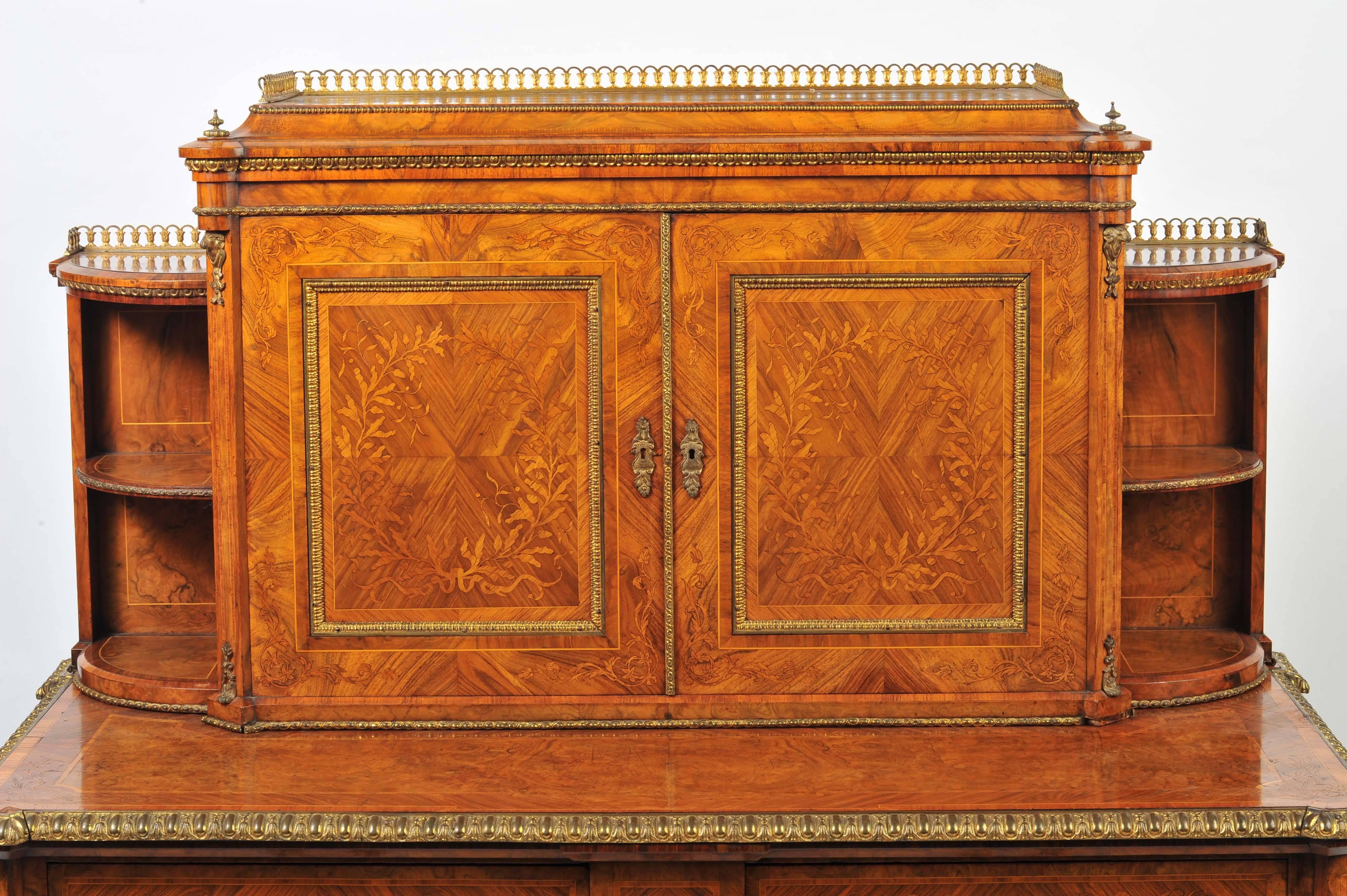 Cast Side Cabinet, 19th Century For Sale