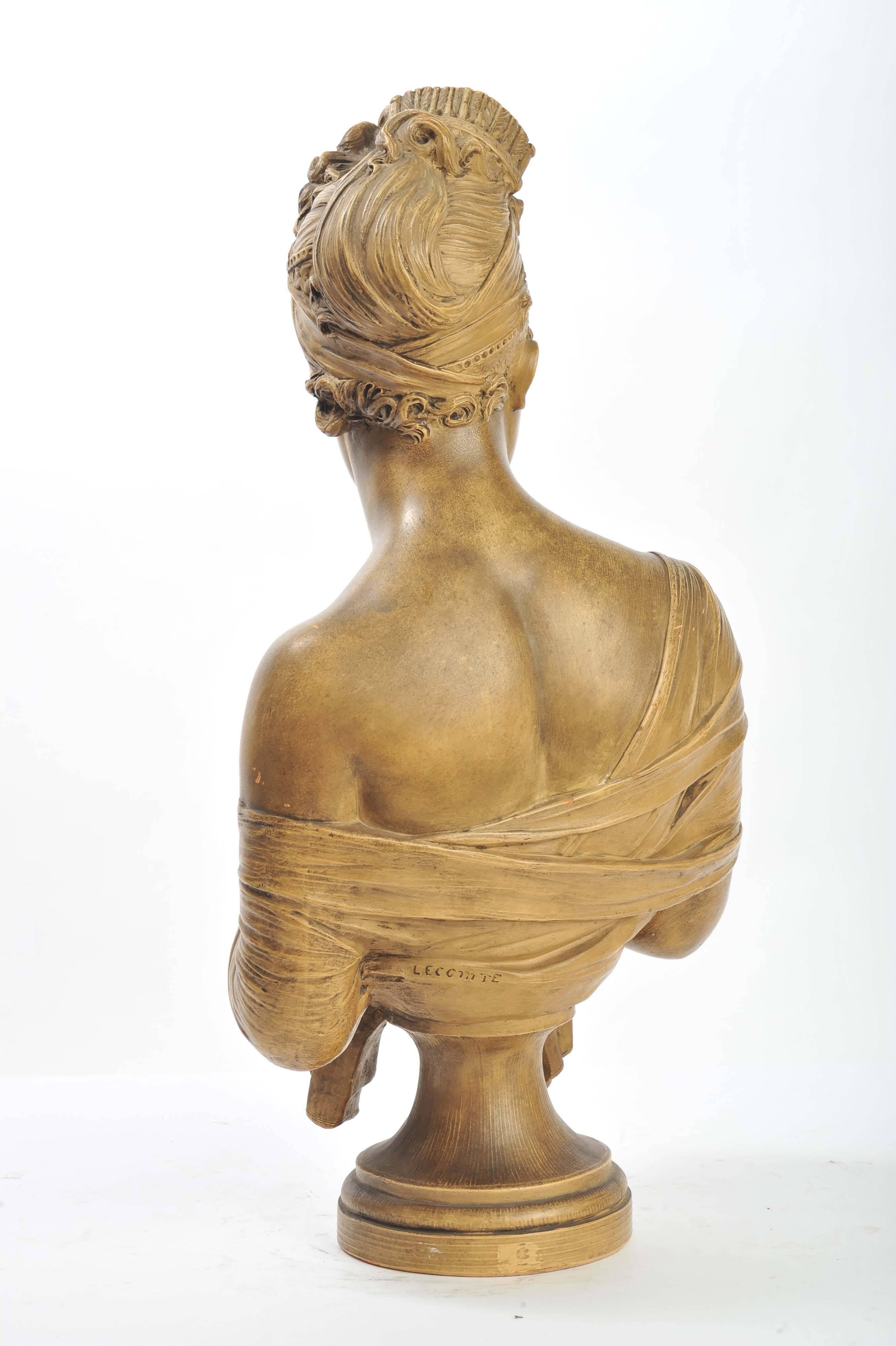 Cast Classical Antique Bust