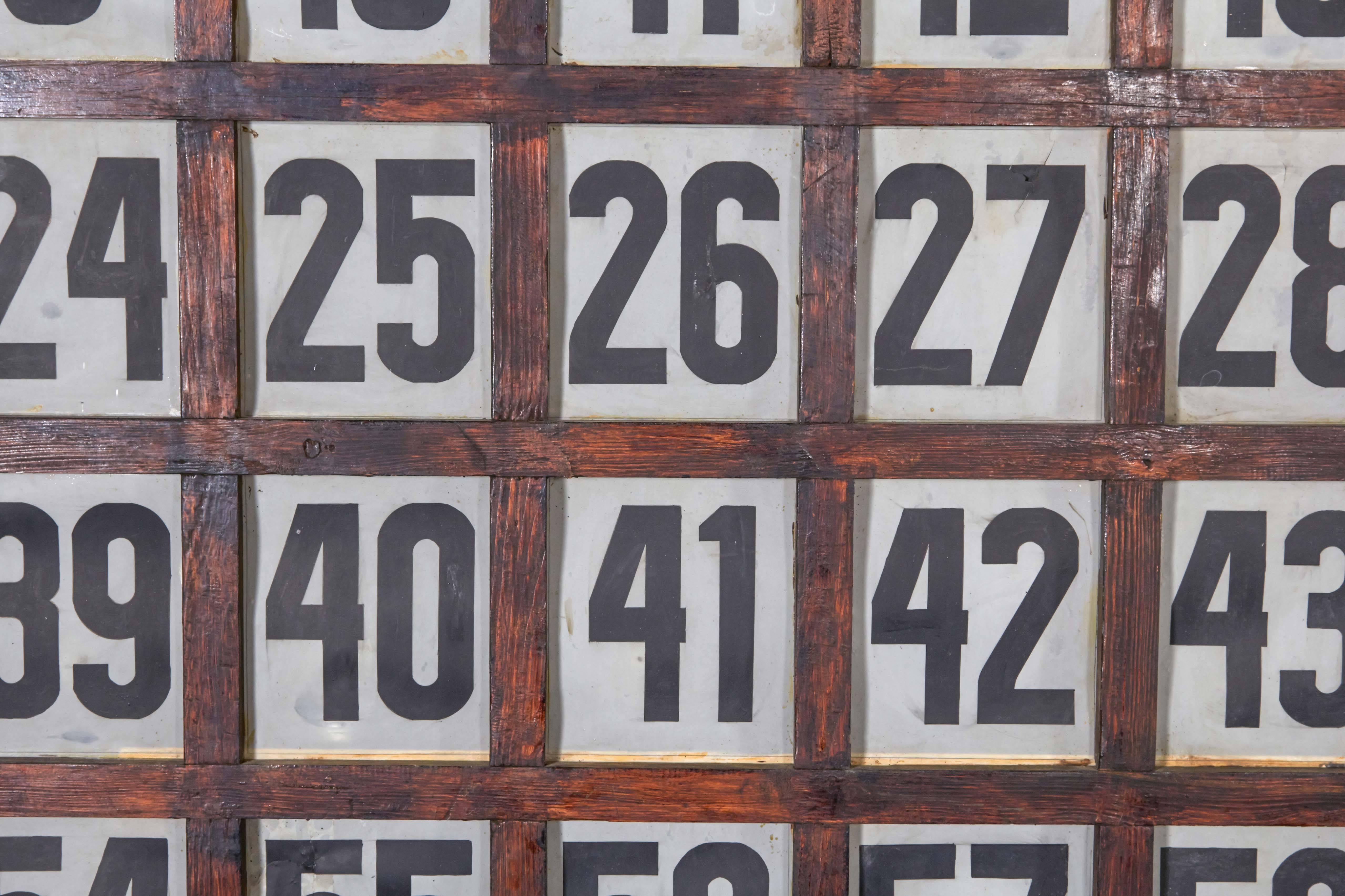 Vintage American BINGO Call Board 1