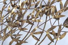 Curtis Jeré Brass Leaves Sculpture
