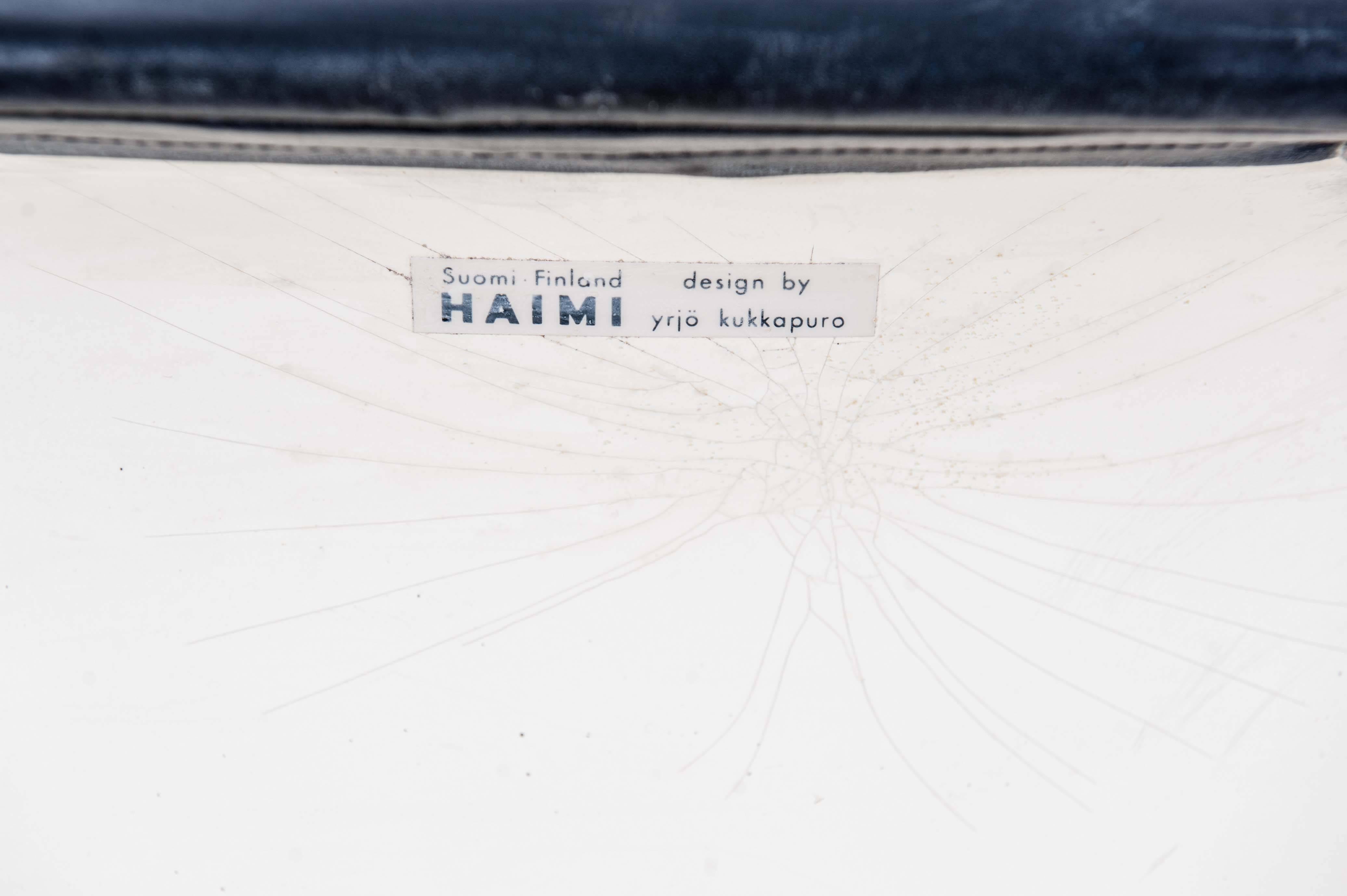 Yrjö Kukkapuro Chair for Haimi Finland For Sale 1