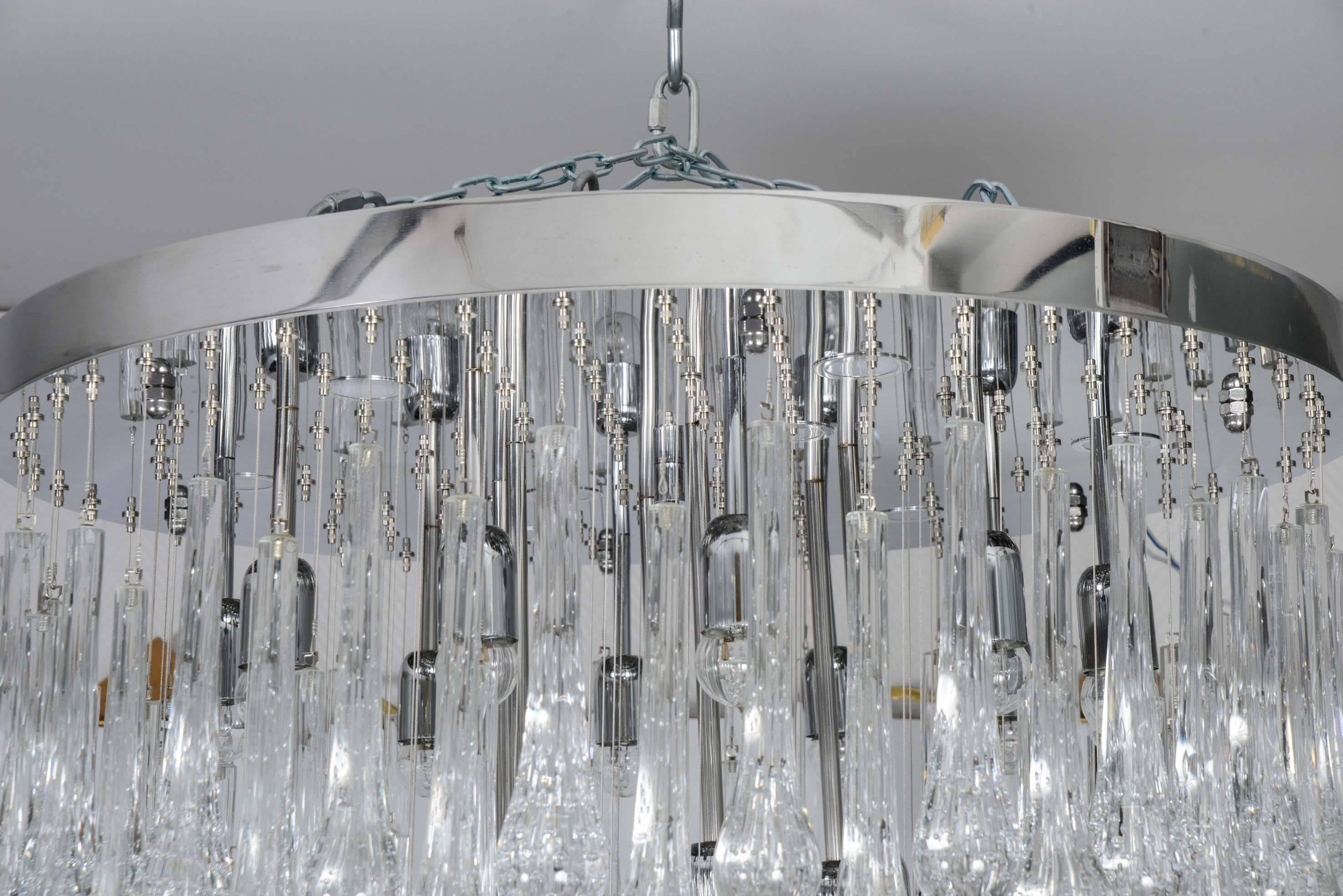 murano crystal chandelier