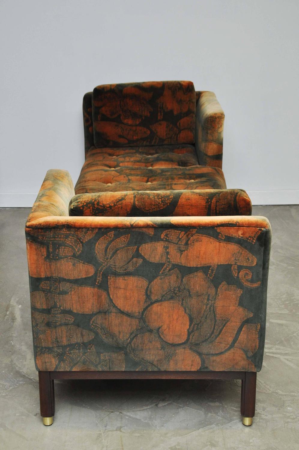 Dunbar Tete-a-tete Sofas by Edward Wormley For Sale at 1stdibs