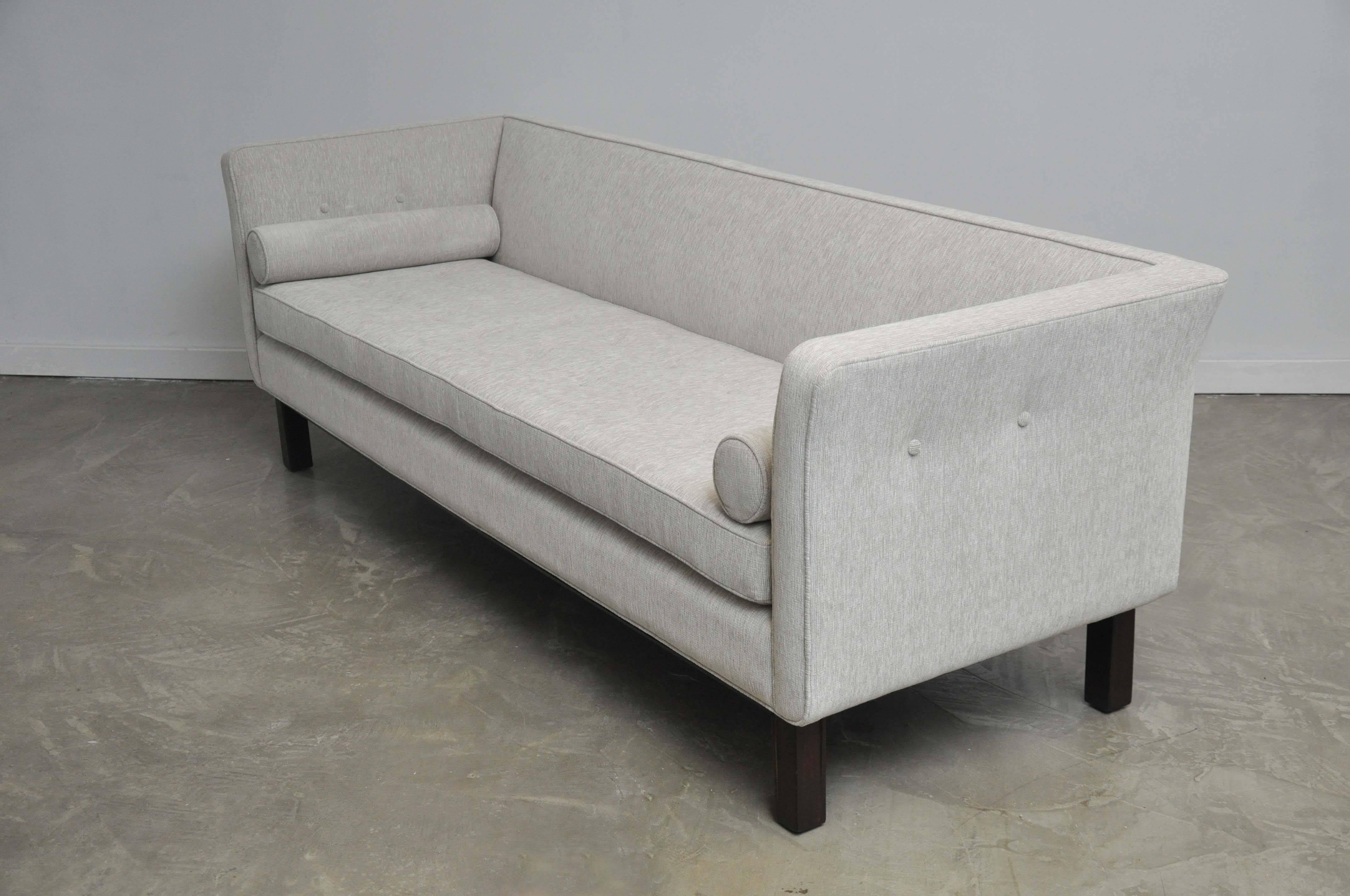 Mahogany Edward Wormley Sofa for Dunbar