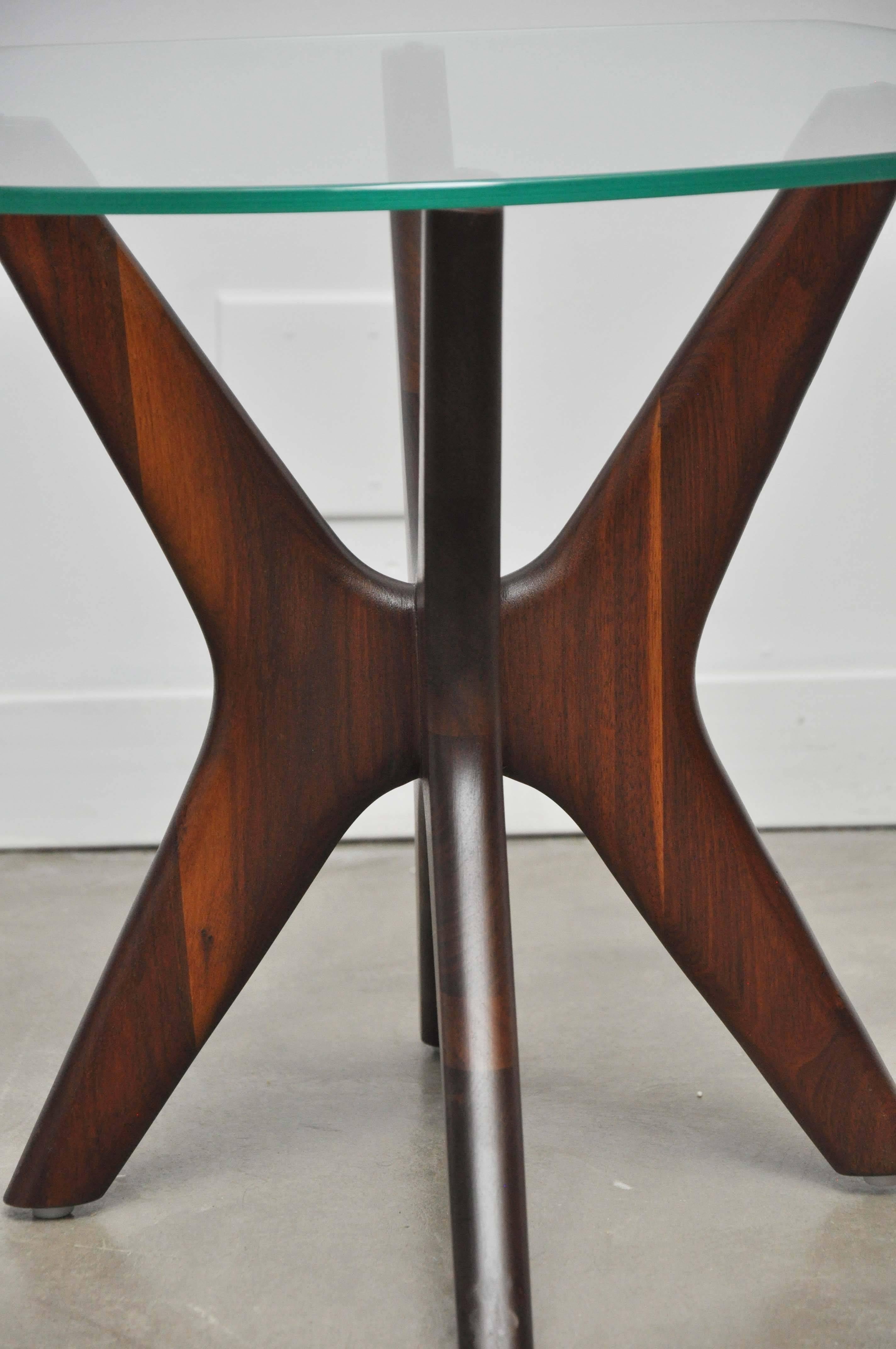 Mid-Century Modern Adrian Pearsall Sculptural Walnut Side Tables