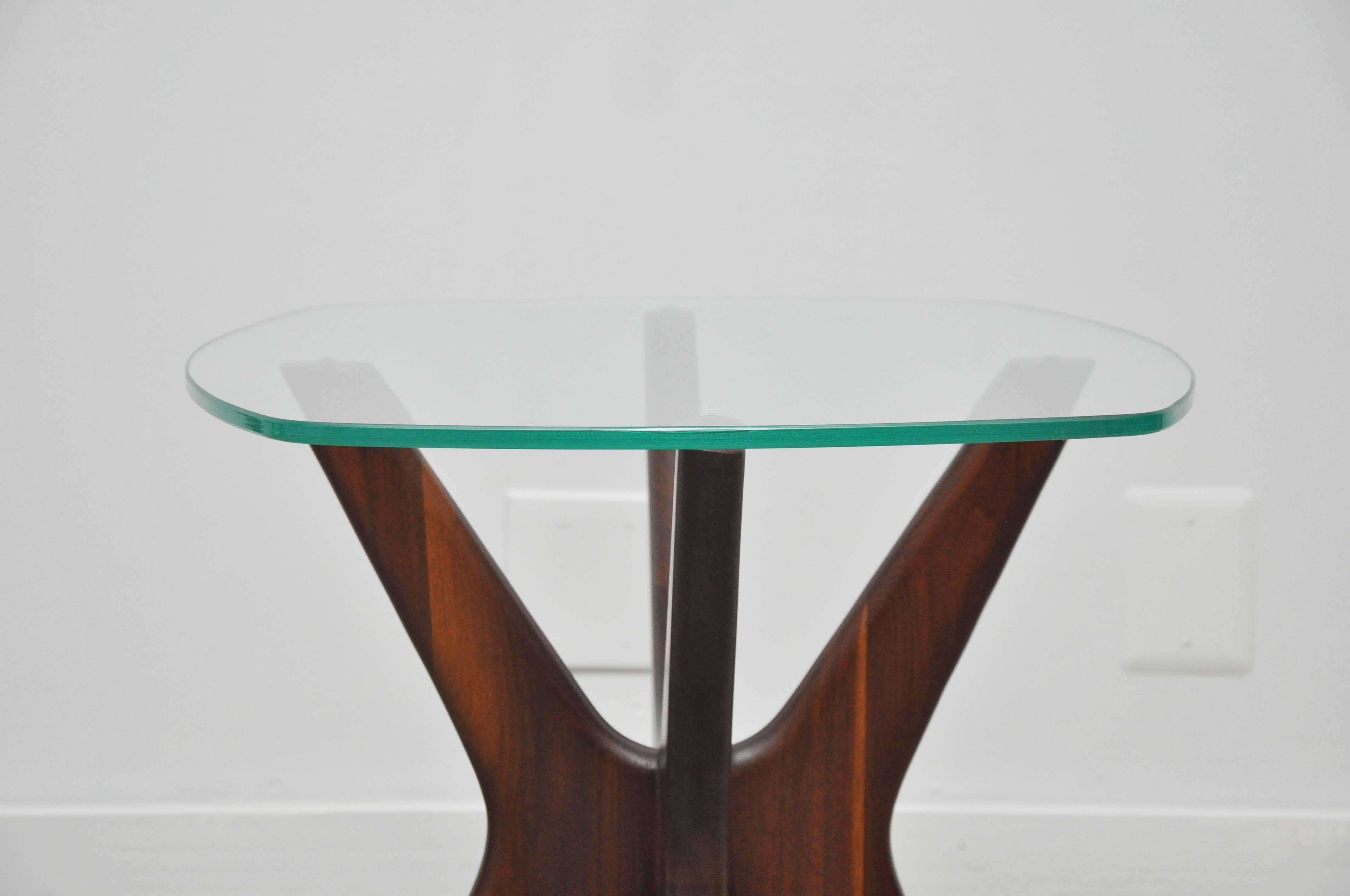 Adrian Pearsall Sculptural Walnut Side Tables 1