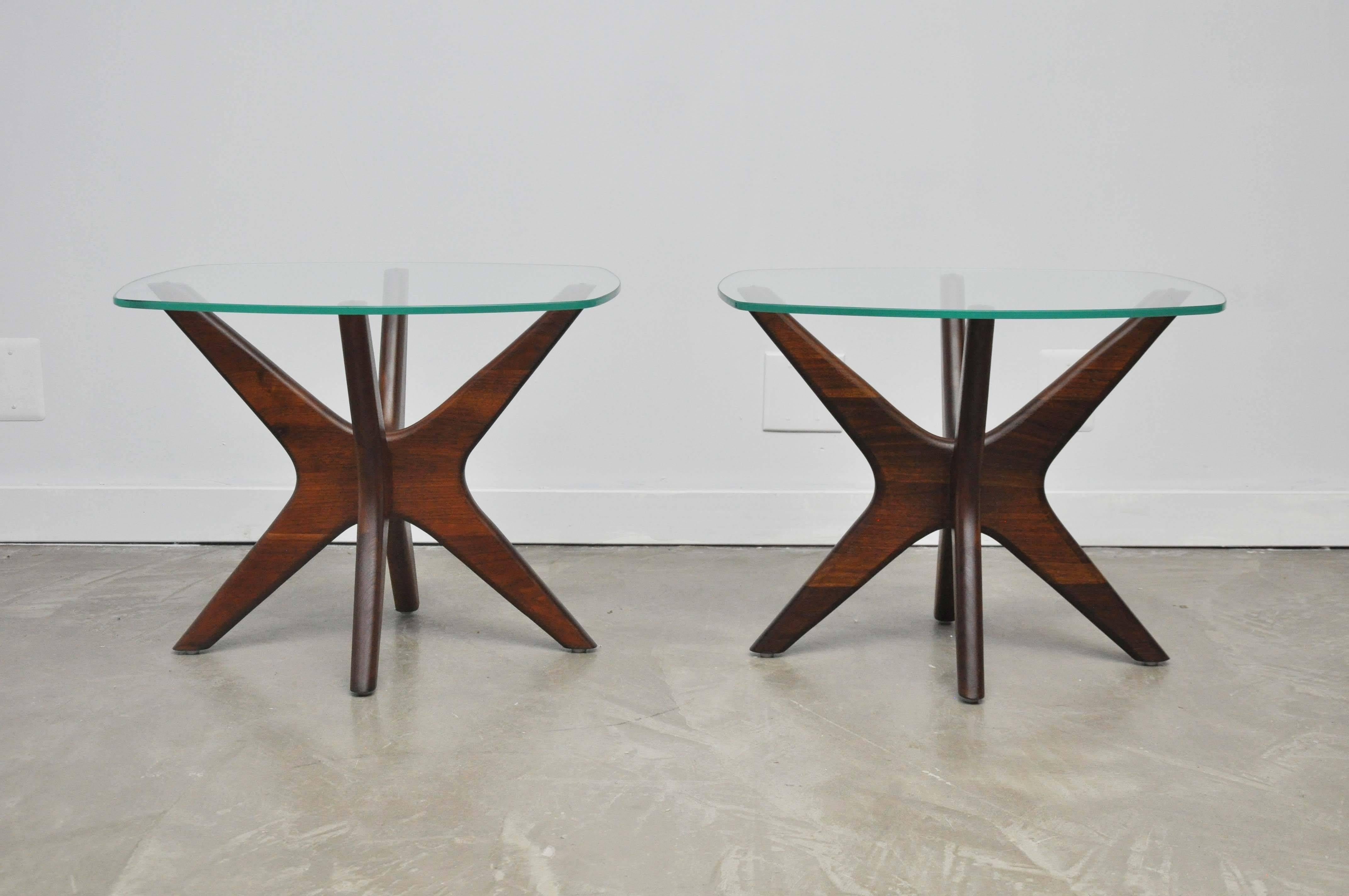 Adrian Pearsall Sculptural Walnut Side Tables 3