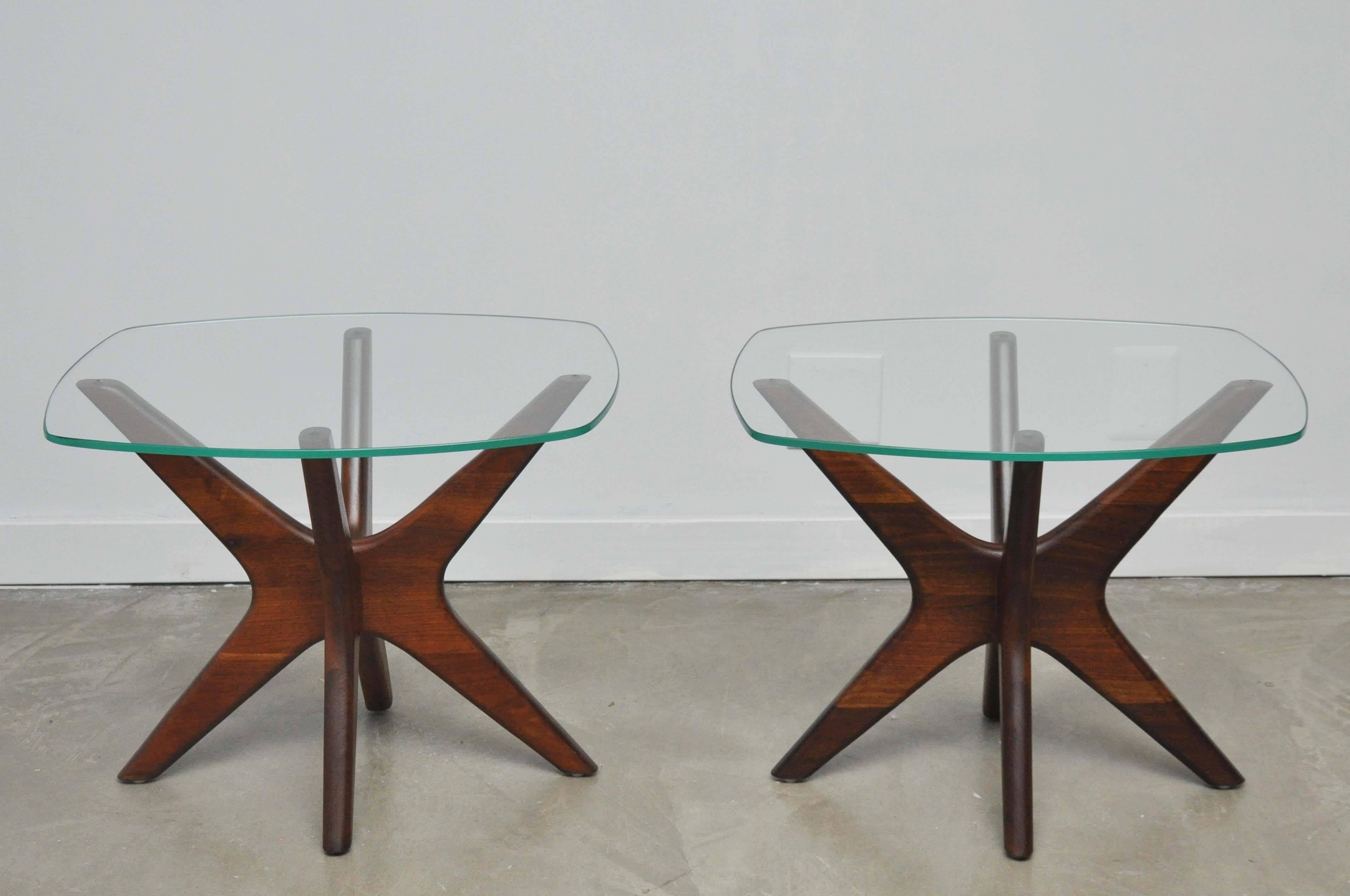 Adrian Pearsall Sculptural Walnut Side Tables 4