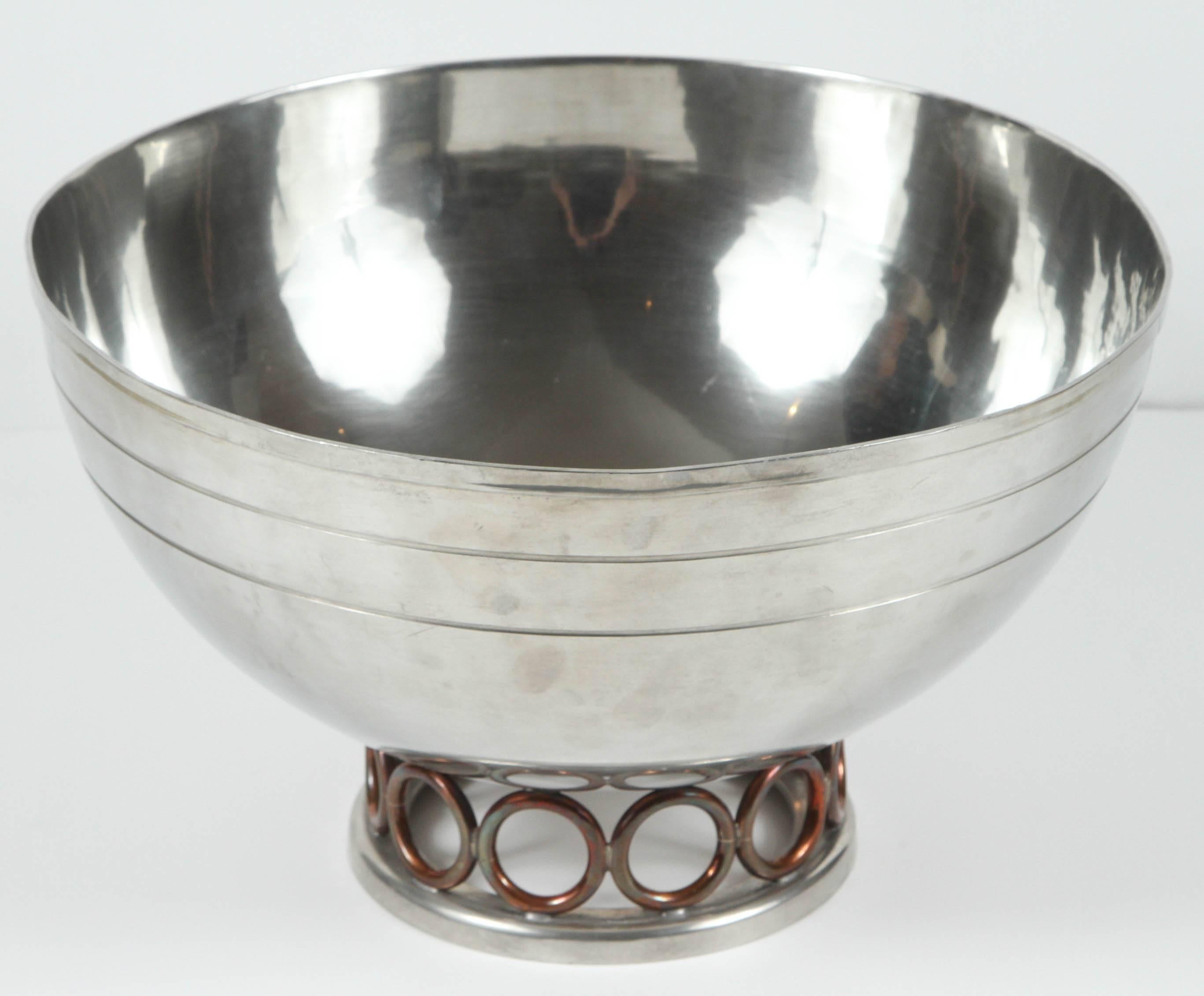 North American Pewter Bowl by Porter Blanchard