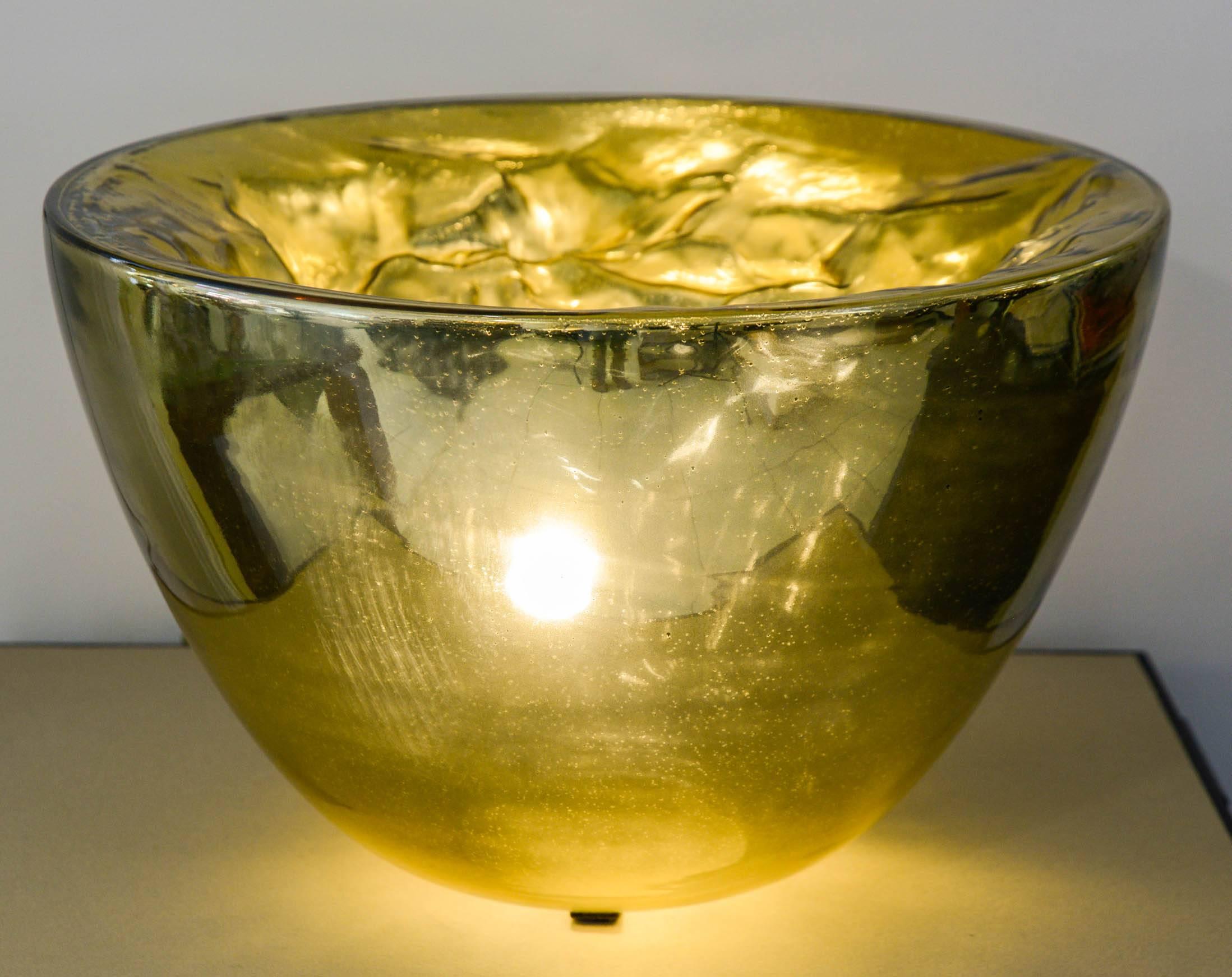 20th Century Carlo Nason Murano Glass Lamp