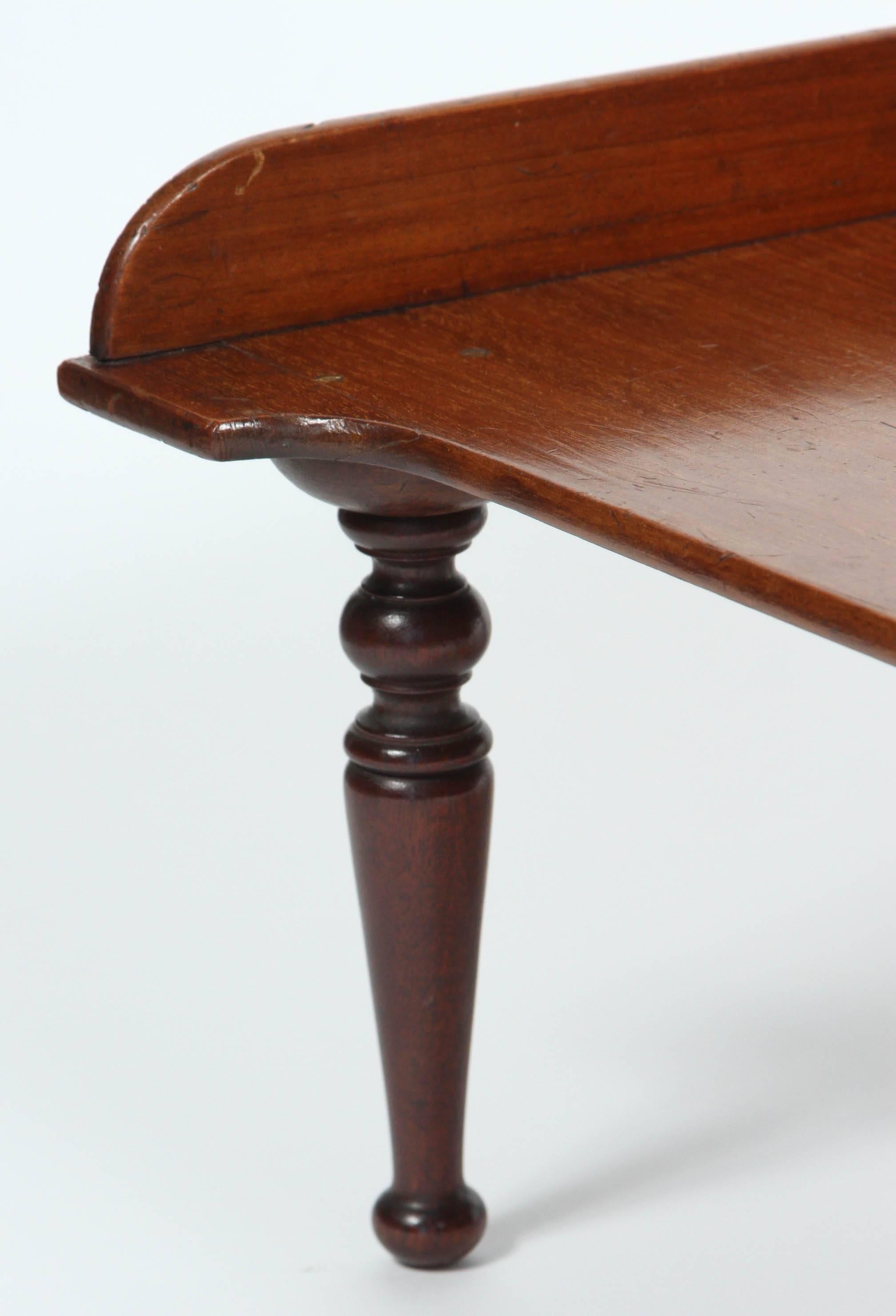 20th Century English Mahogany Bed Service Tray