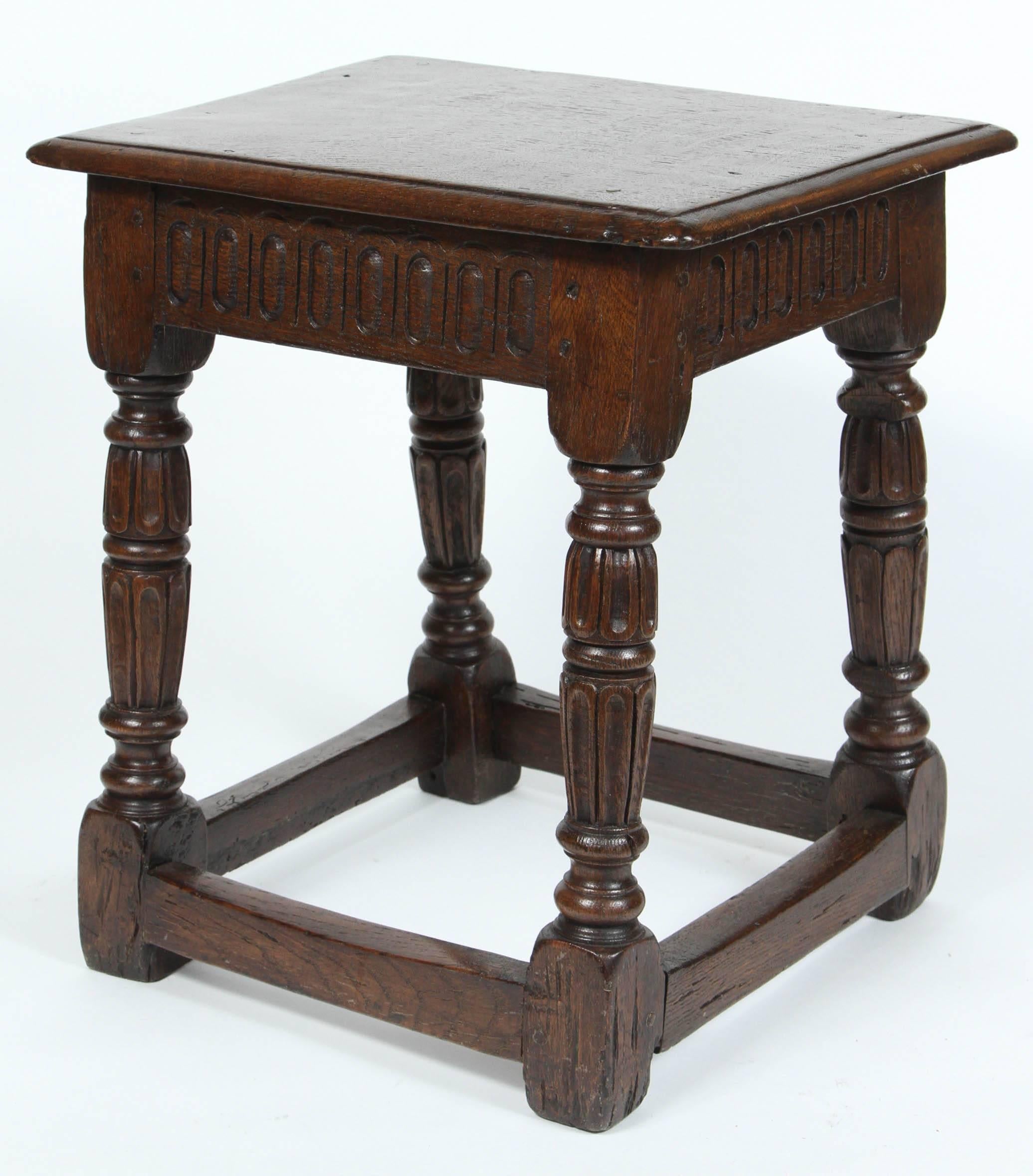Early 17th Century English Joint Stool 1