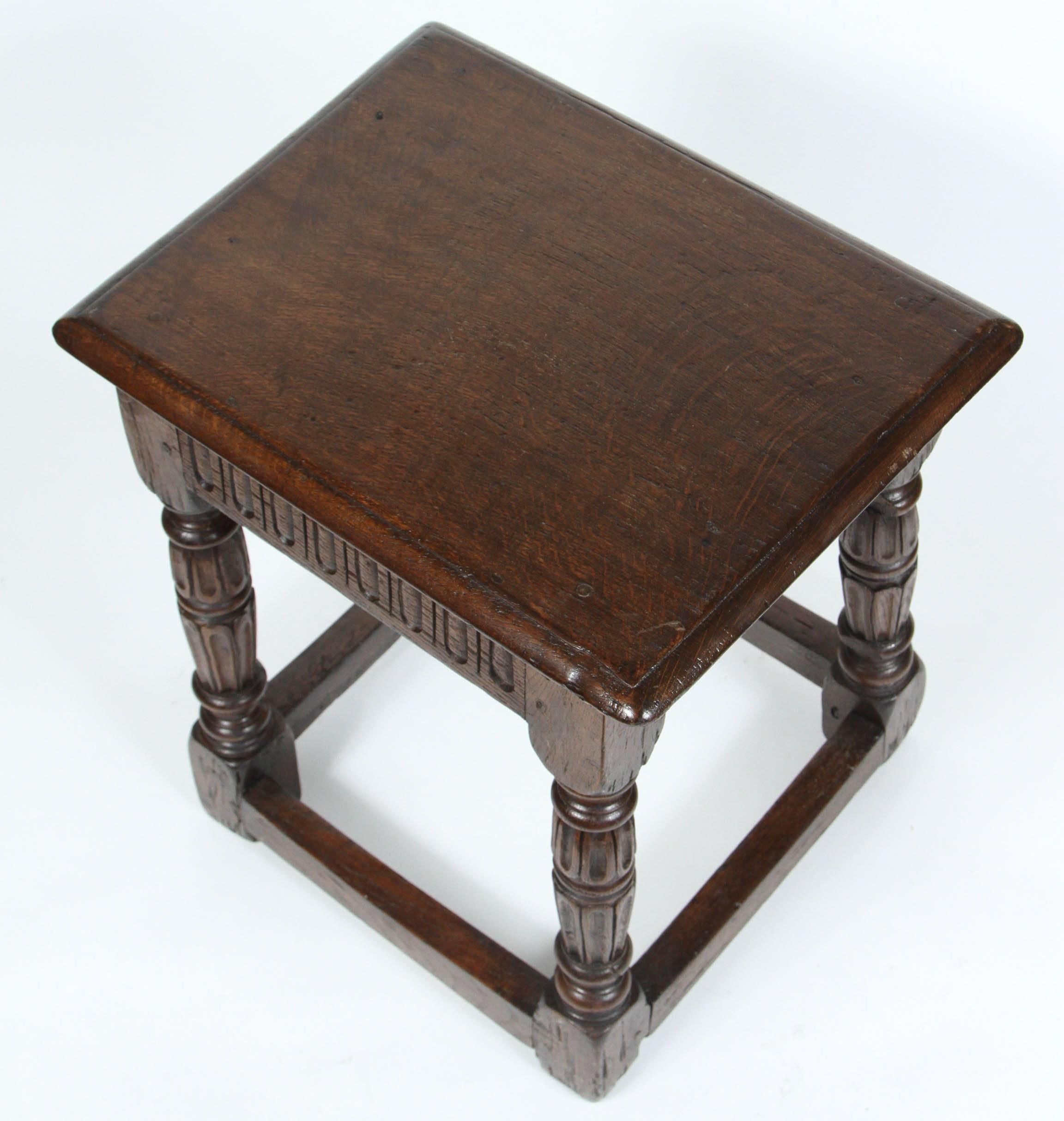 Early 17th Century English Joint Stool 4