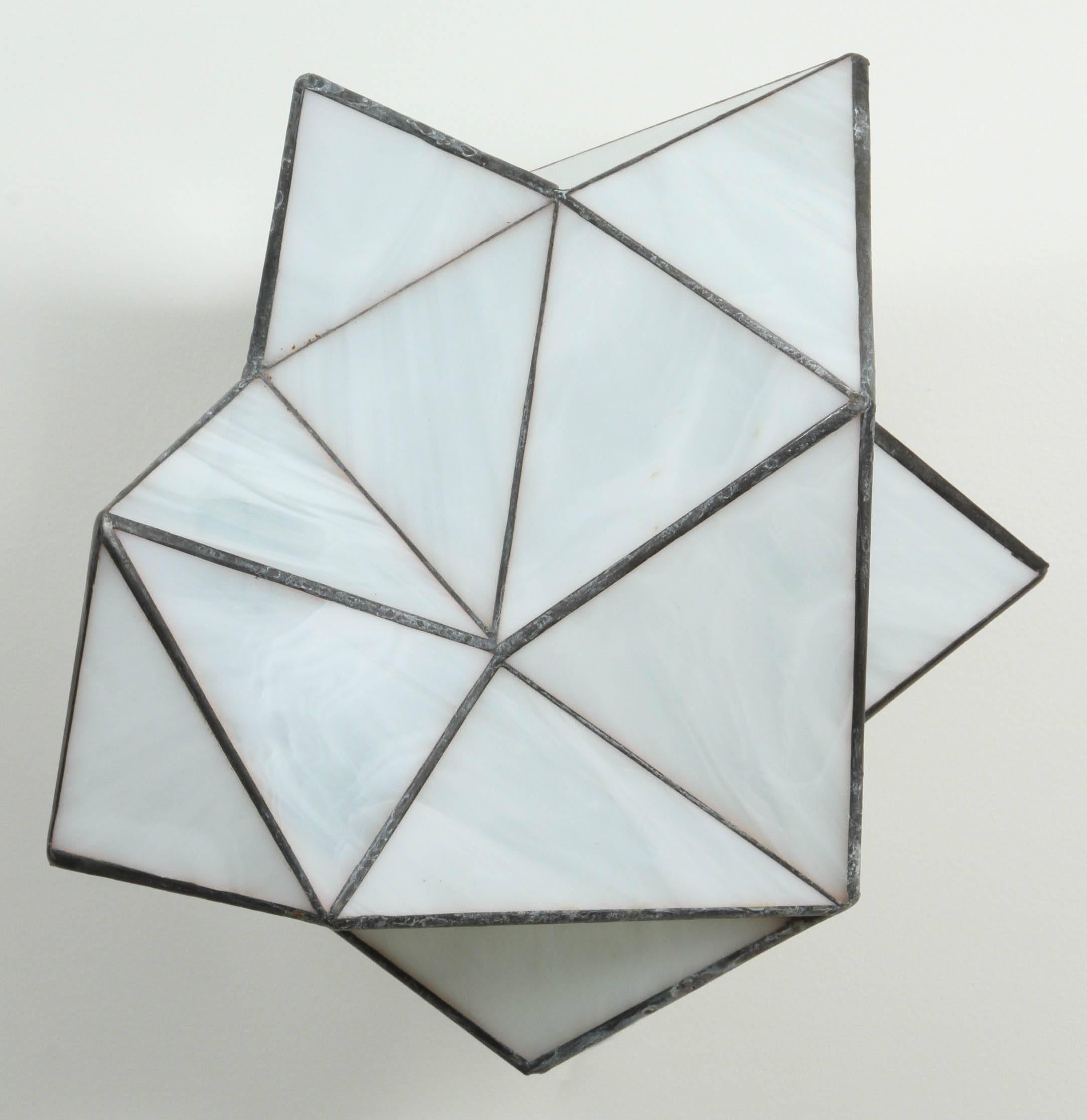 Contemporary Geo Glass Sconce by Jason Koharik for Collected by