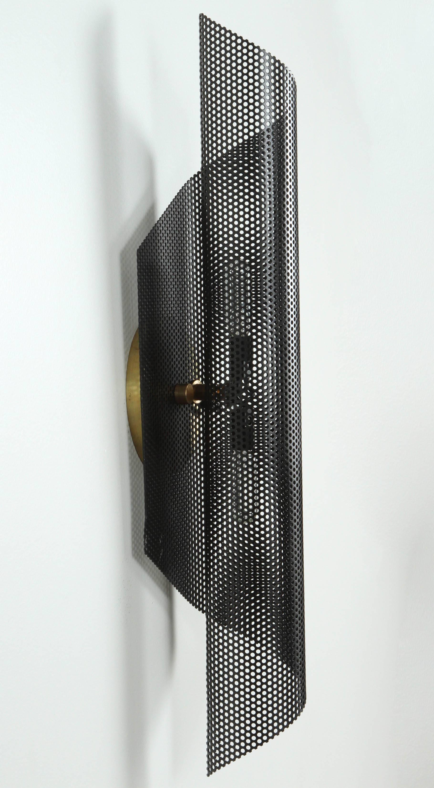 Rolled Perforated Sconce by Lawson-Fenning 2