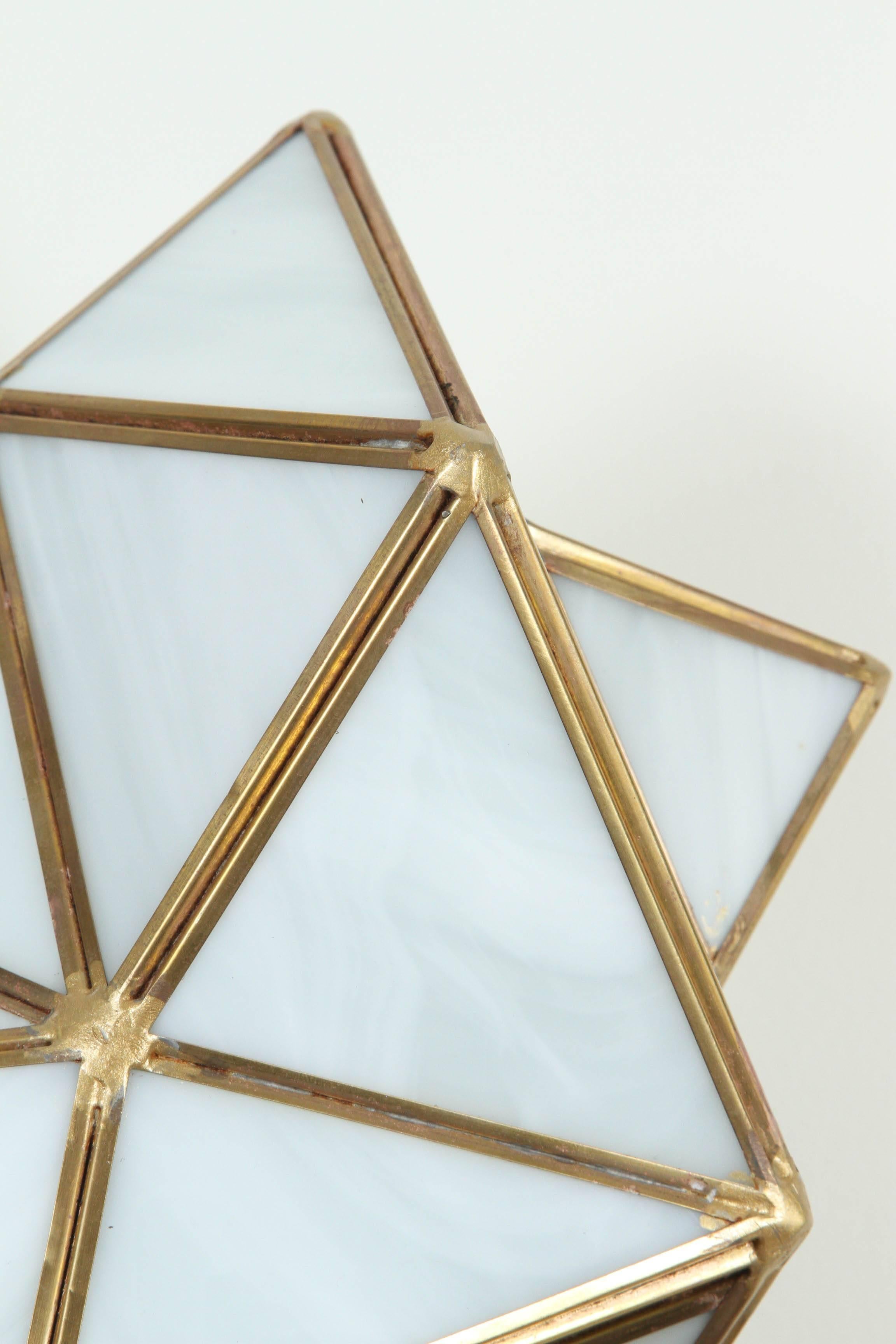 American Small Geo Glass Sconce by Jason Koharik for Collected By