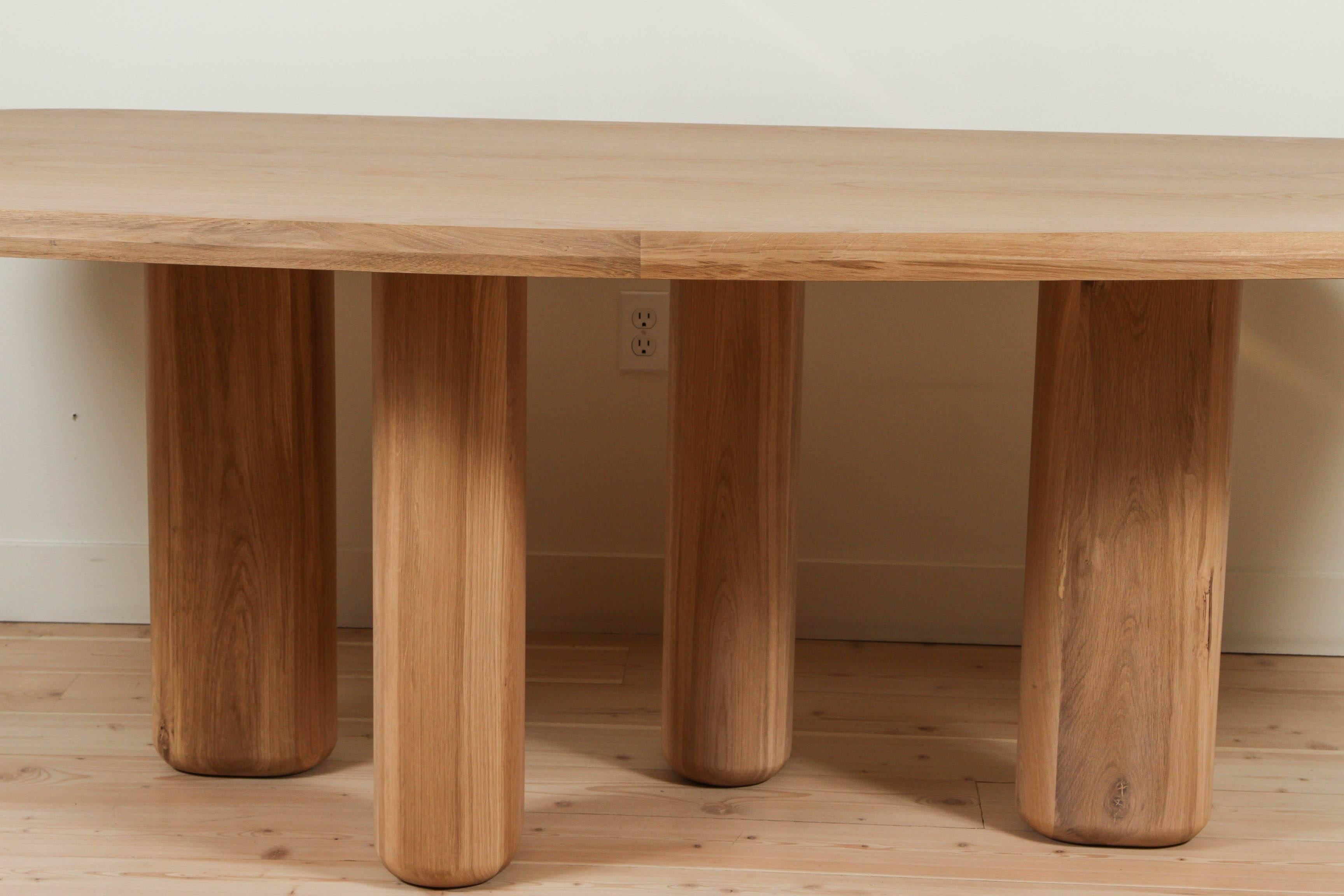 Designed by Sam Accocceberry for Collection Particulière. Legs and edge in solid oak or walnut, top made in oak or walnut veneer. Shown here in Natural Oak.

Available to order in various finishes with a 16-18 week lead time.