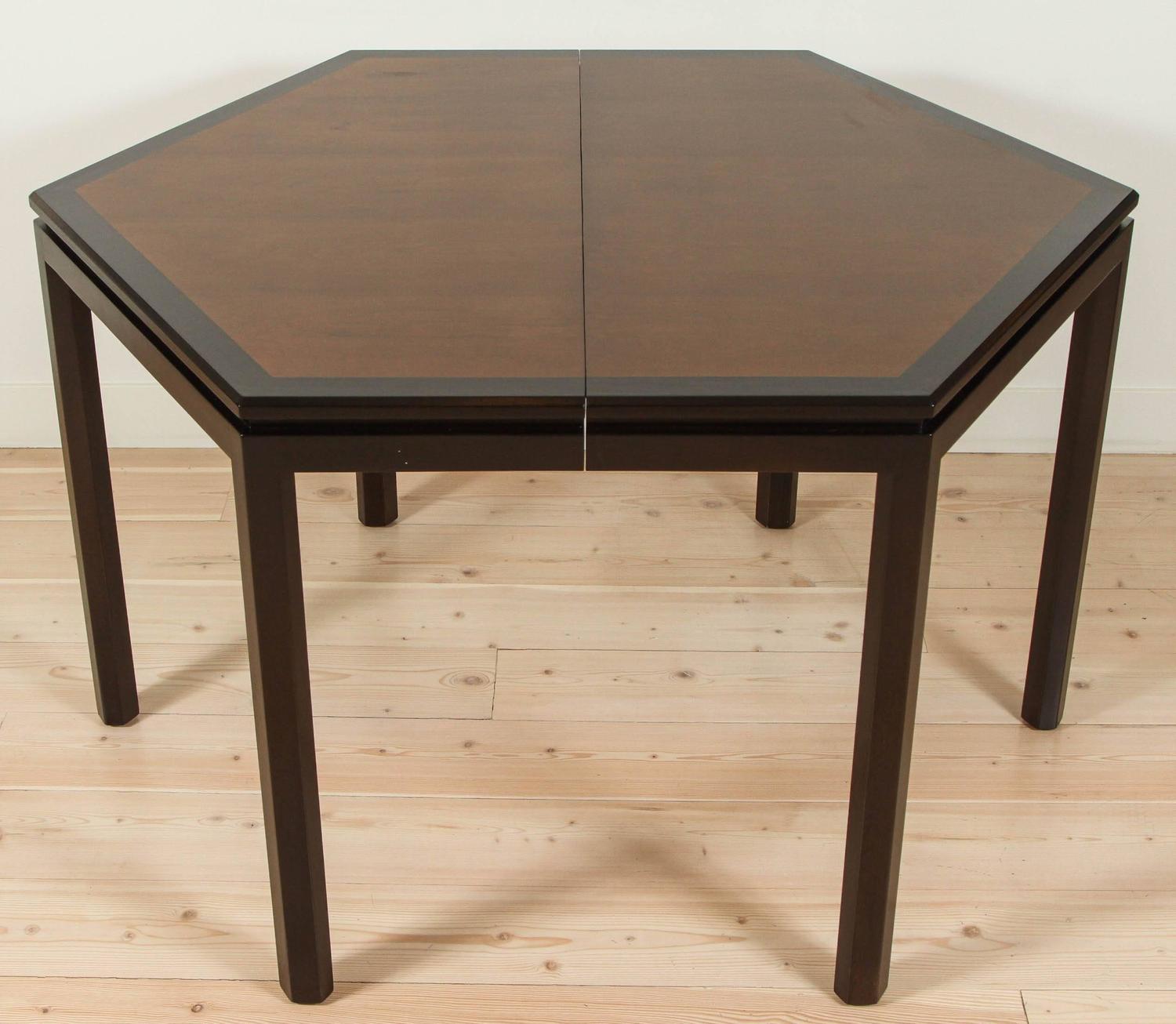 Hexagonal Dining Table by Edward Wormley for Dunbar For Sale at 1stdibs