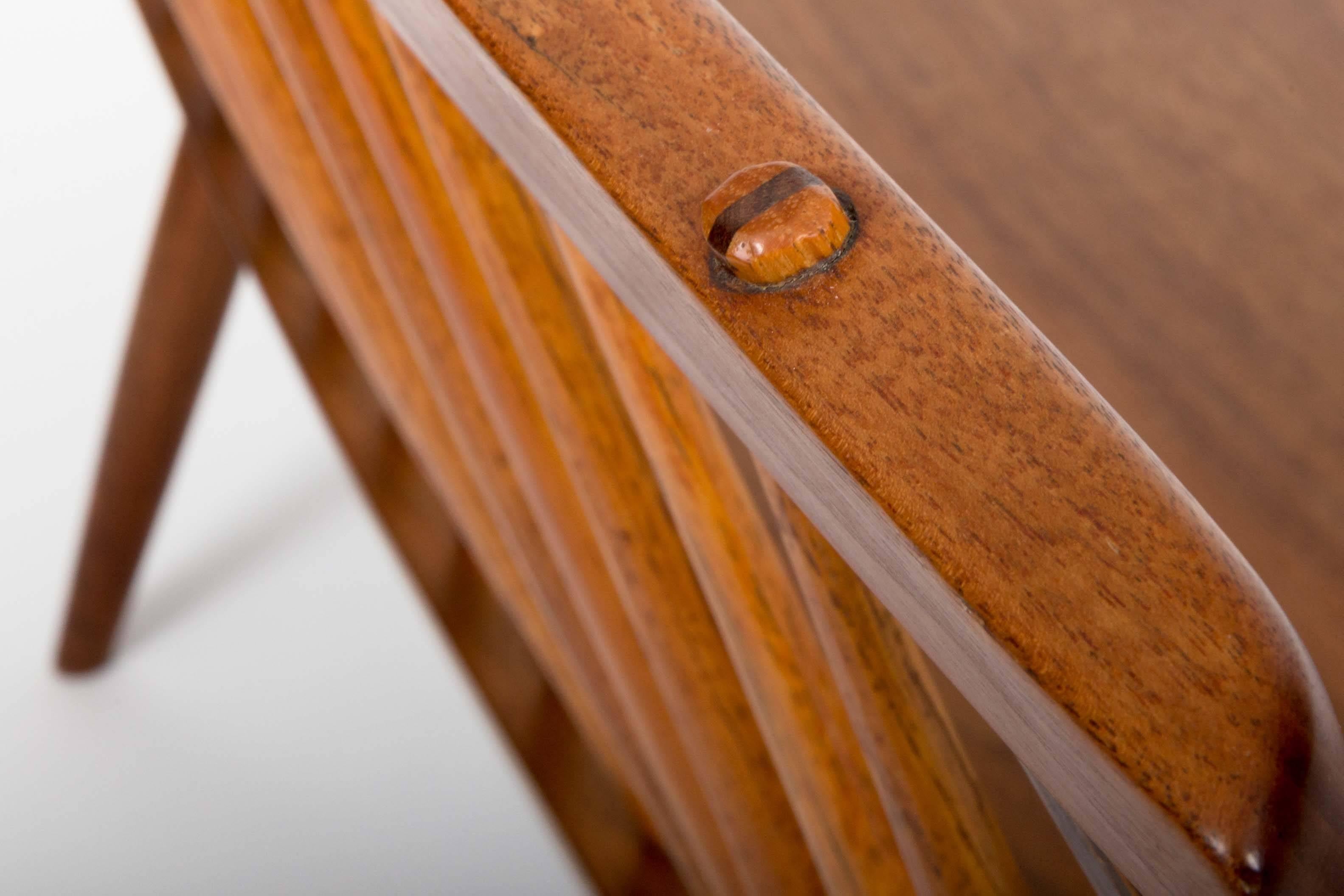 Hand-Crafted George Nakashima Walnut Bench For Sale