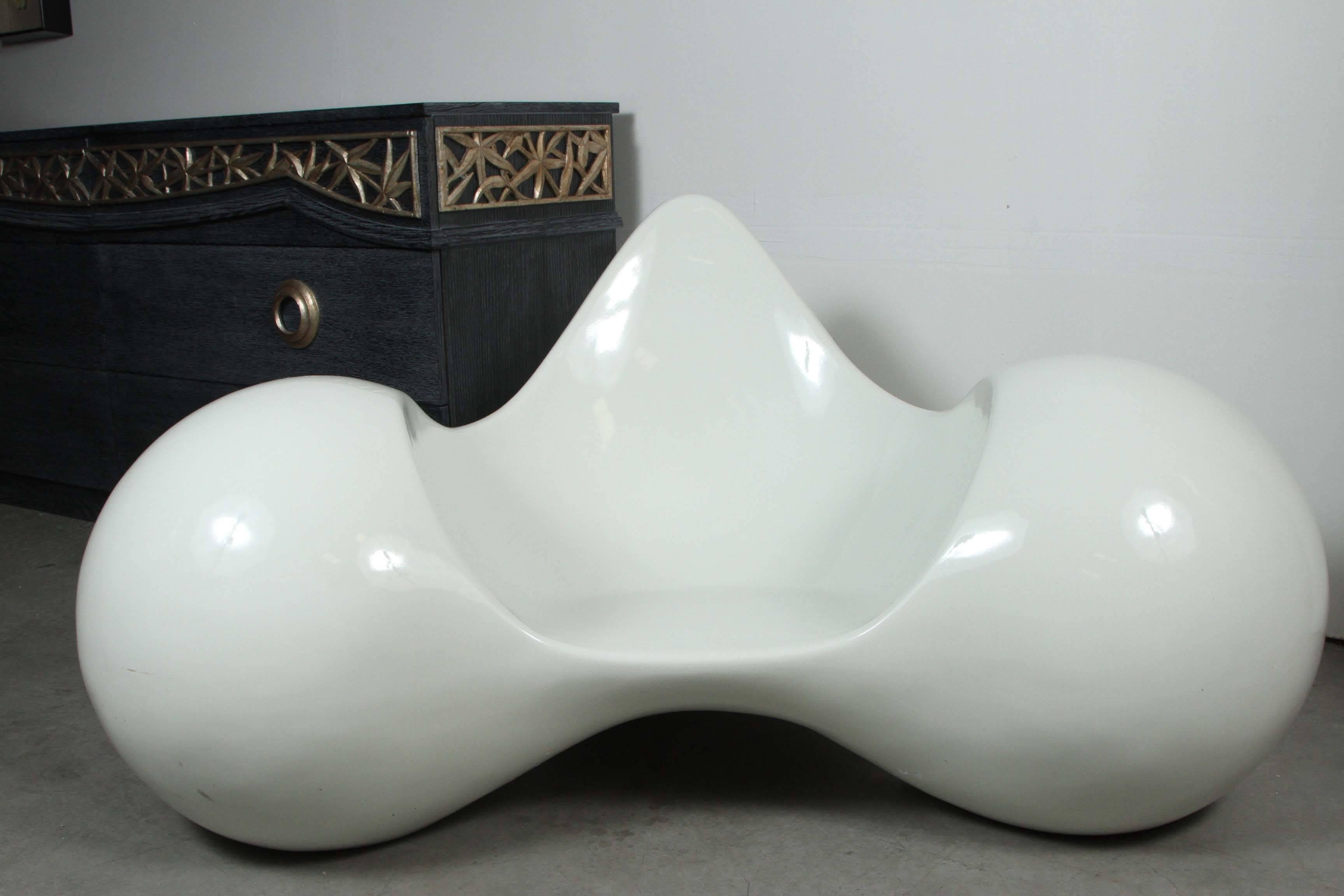 Iconic Molded Fiberglass Chair by Eero Aarnio In Excellent Condition In New York, NY