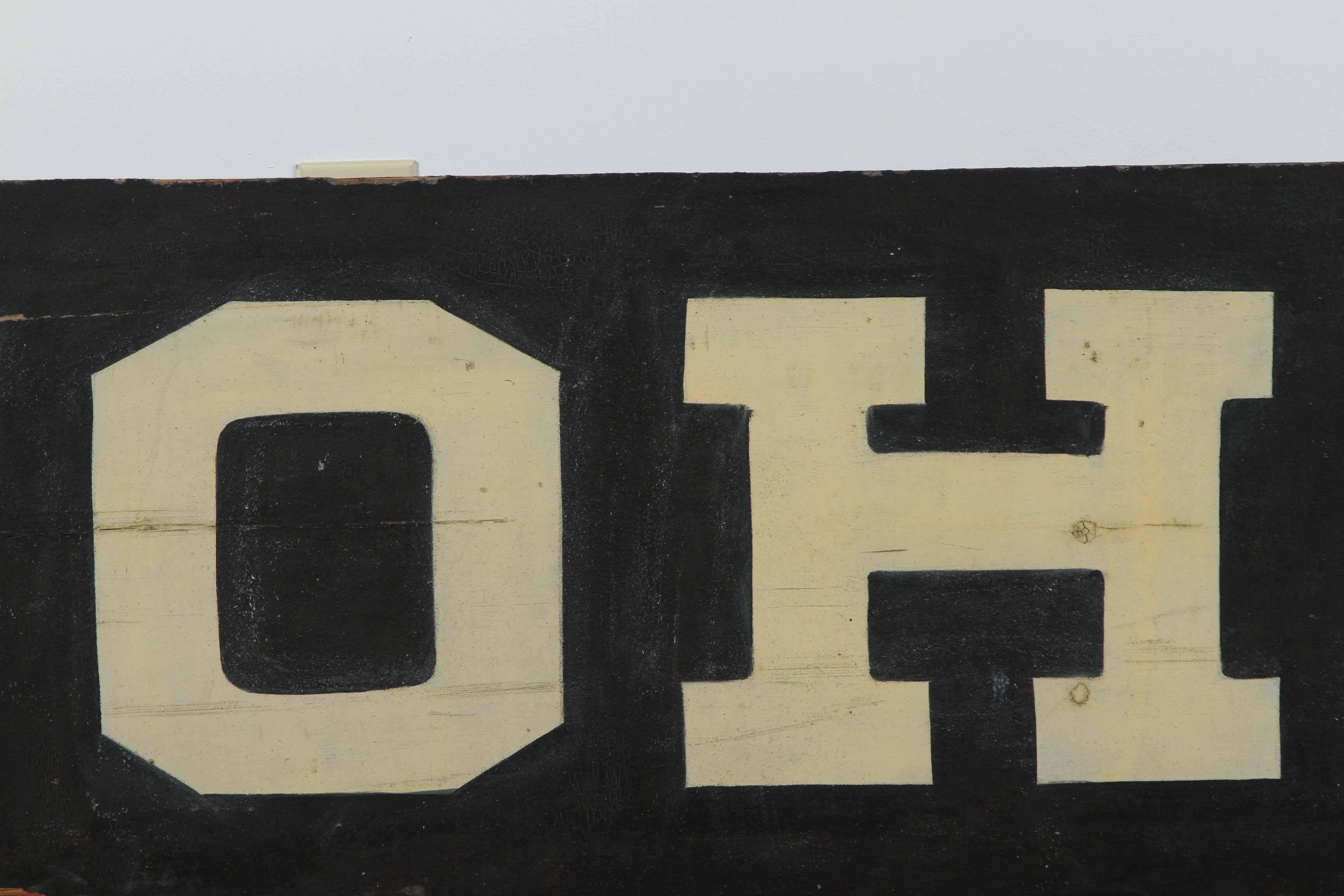 Painted Late 19th Century American Trade Sign