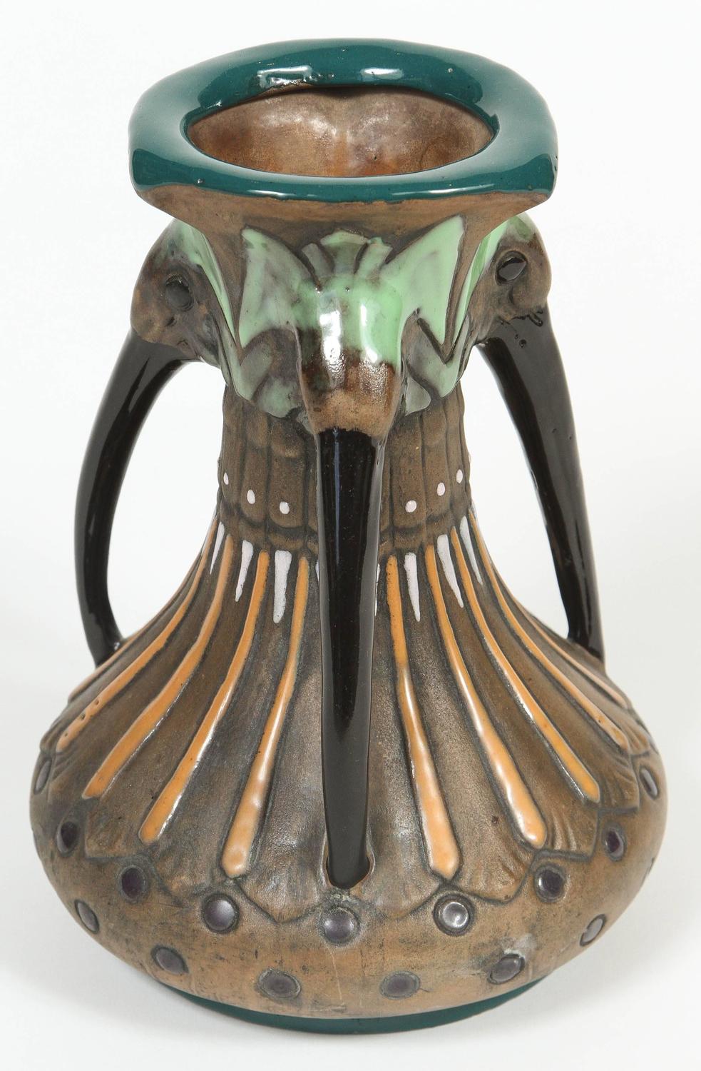Antique Amphora Pottery Art Nouveau Vase at 1stdibs