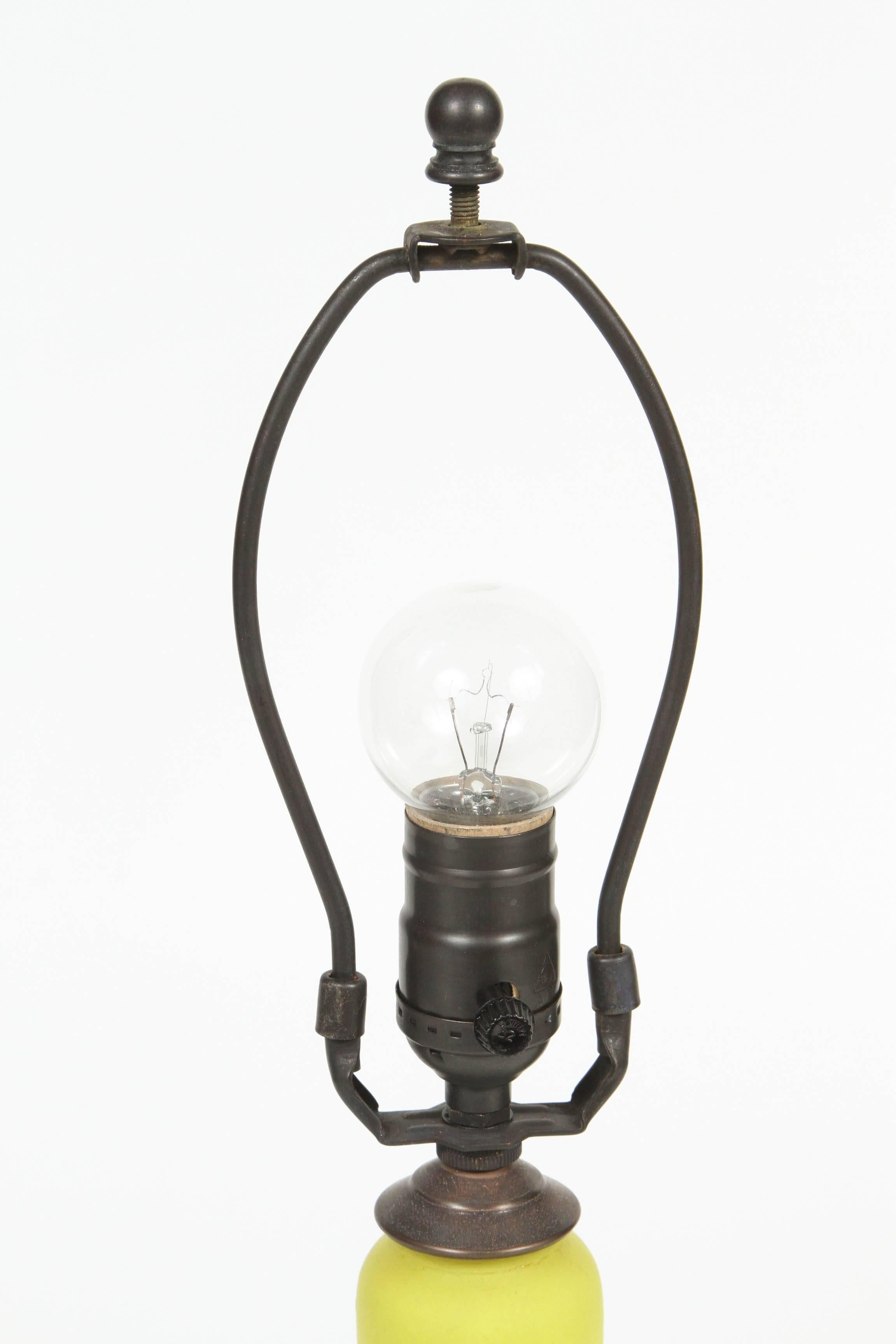 Antique Cameo Glass Lamp 1