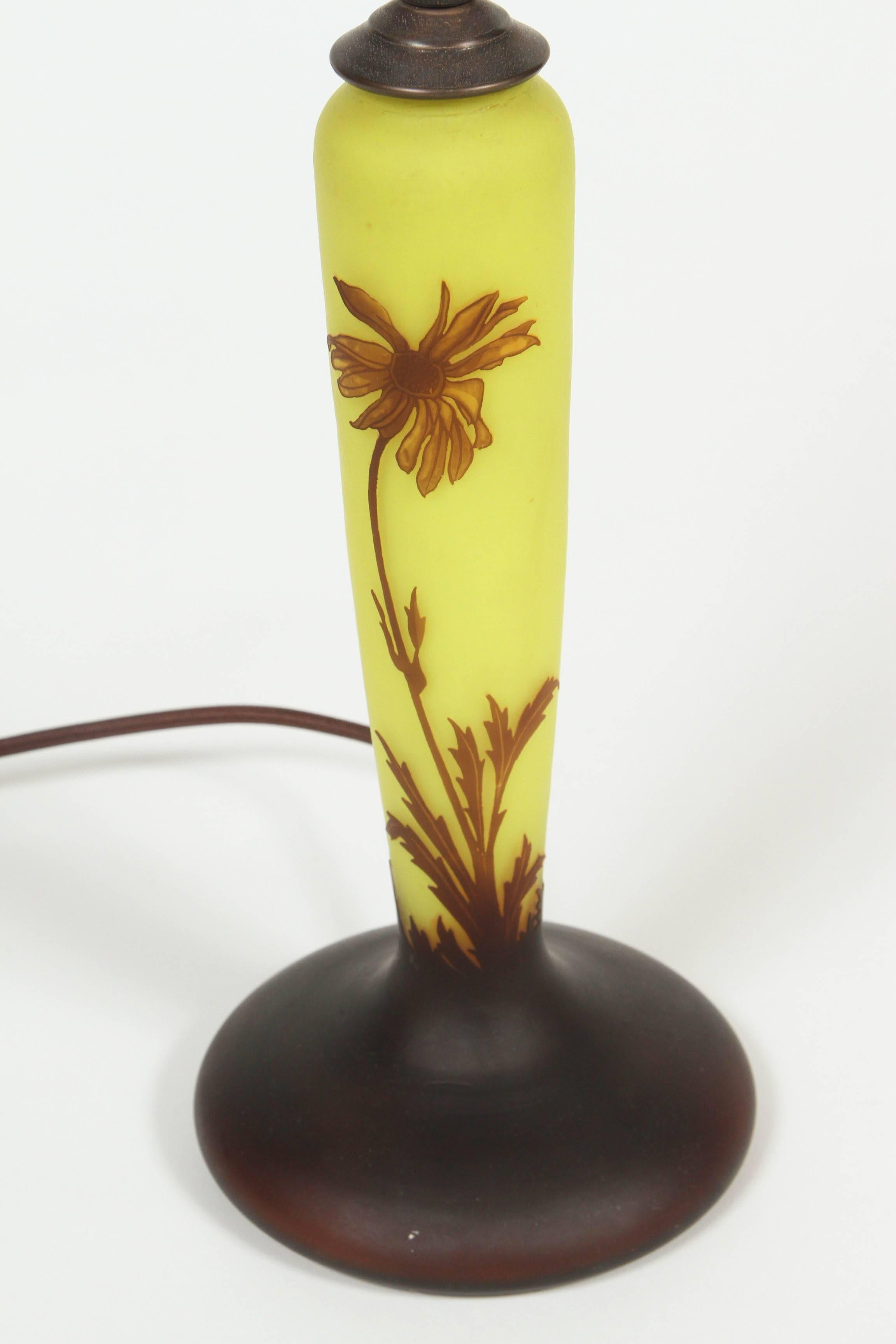 Antique Cameo Glass Lamp 2