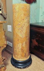 Early 19th Century Large Marbled Scagliola Column, circa 1840