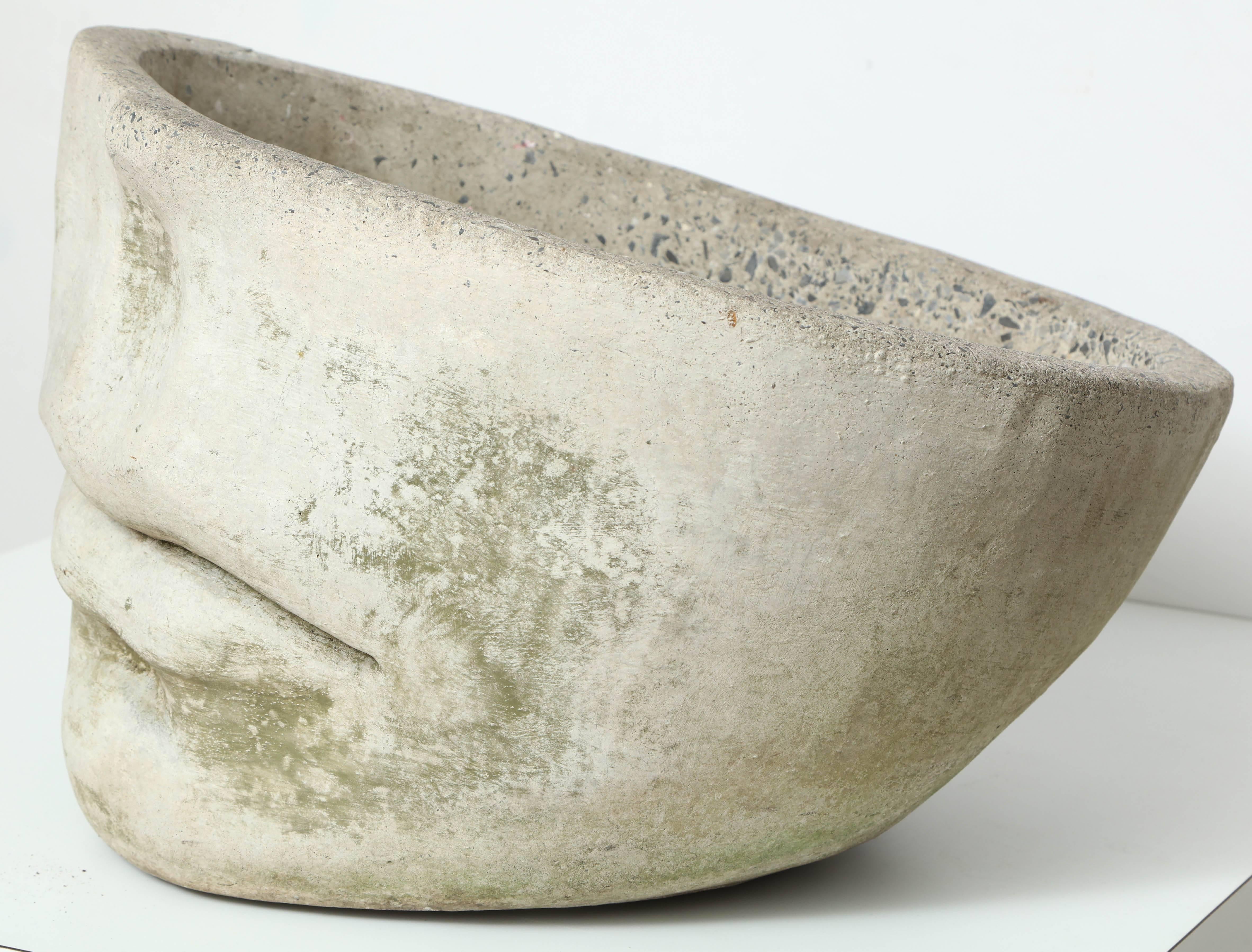 Cast Monumental Concrete Planter