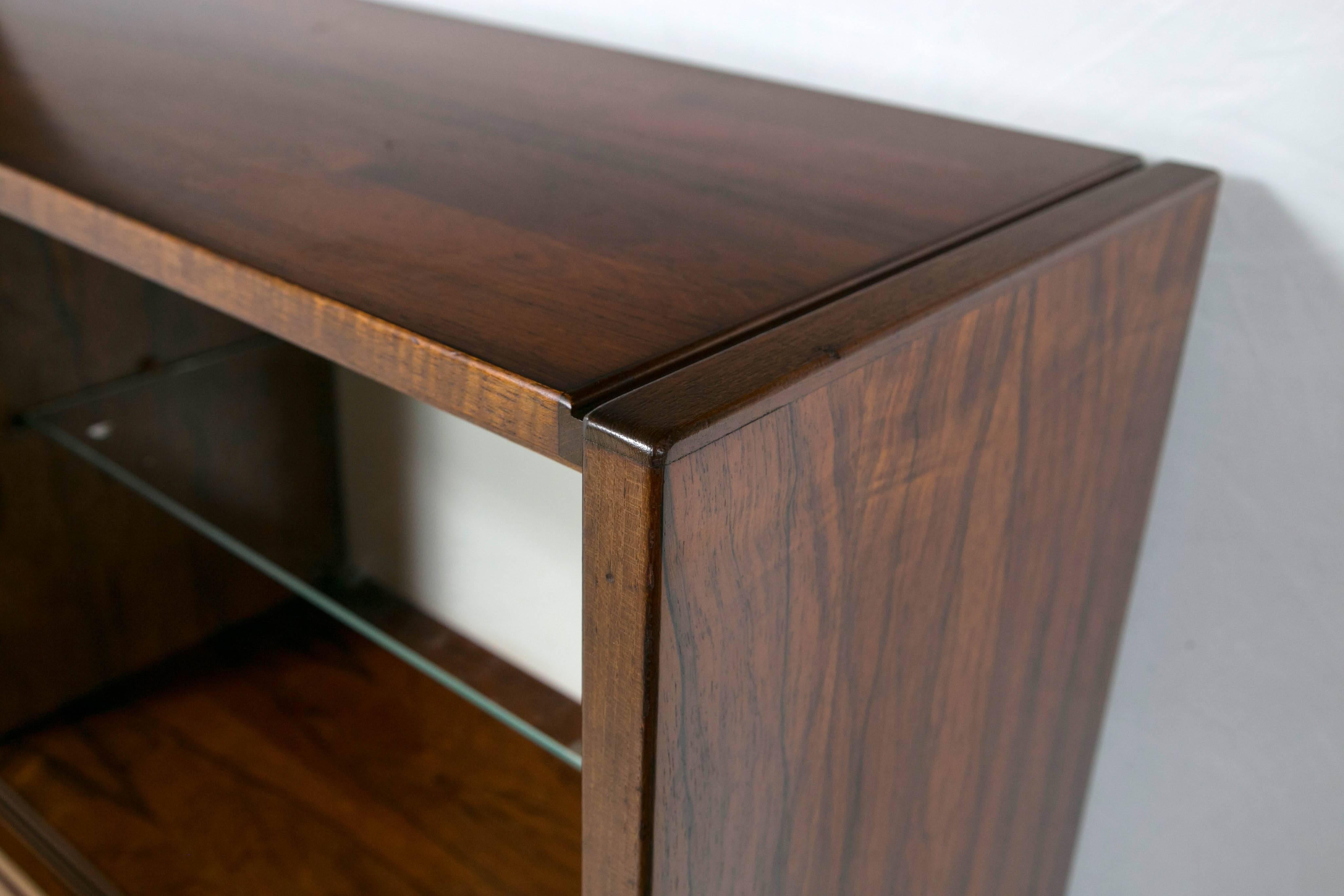 Scandinavian Mid-Century Modern Rosewood Bar Cabinet 3