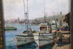 Oil on Board Maritime Painting