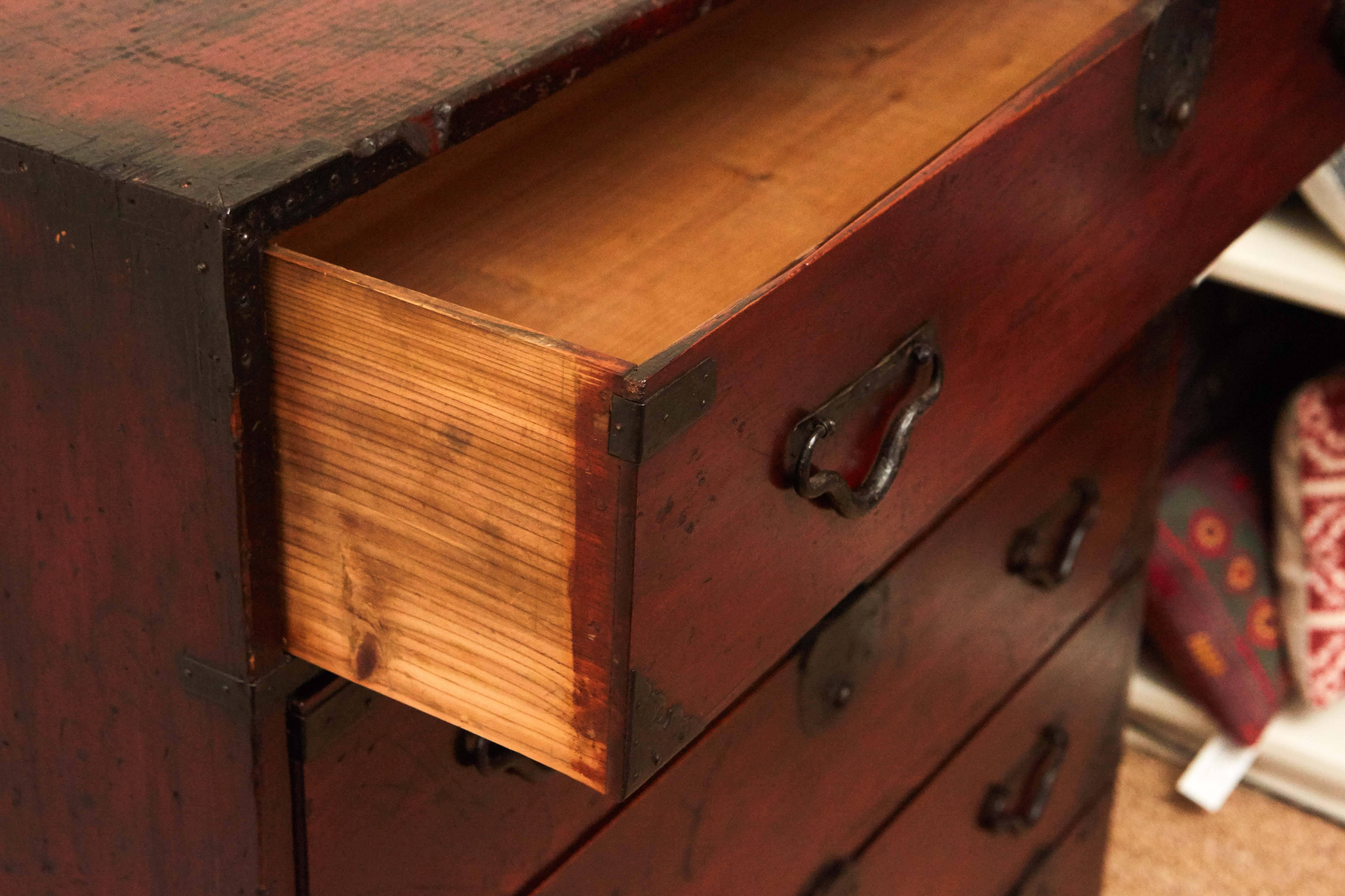 Early 20th Century Antique Japanese Tansu