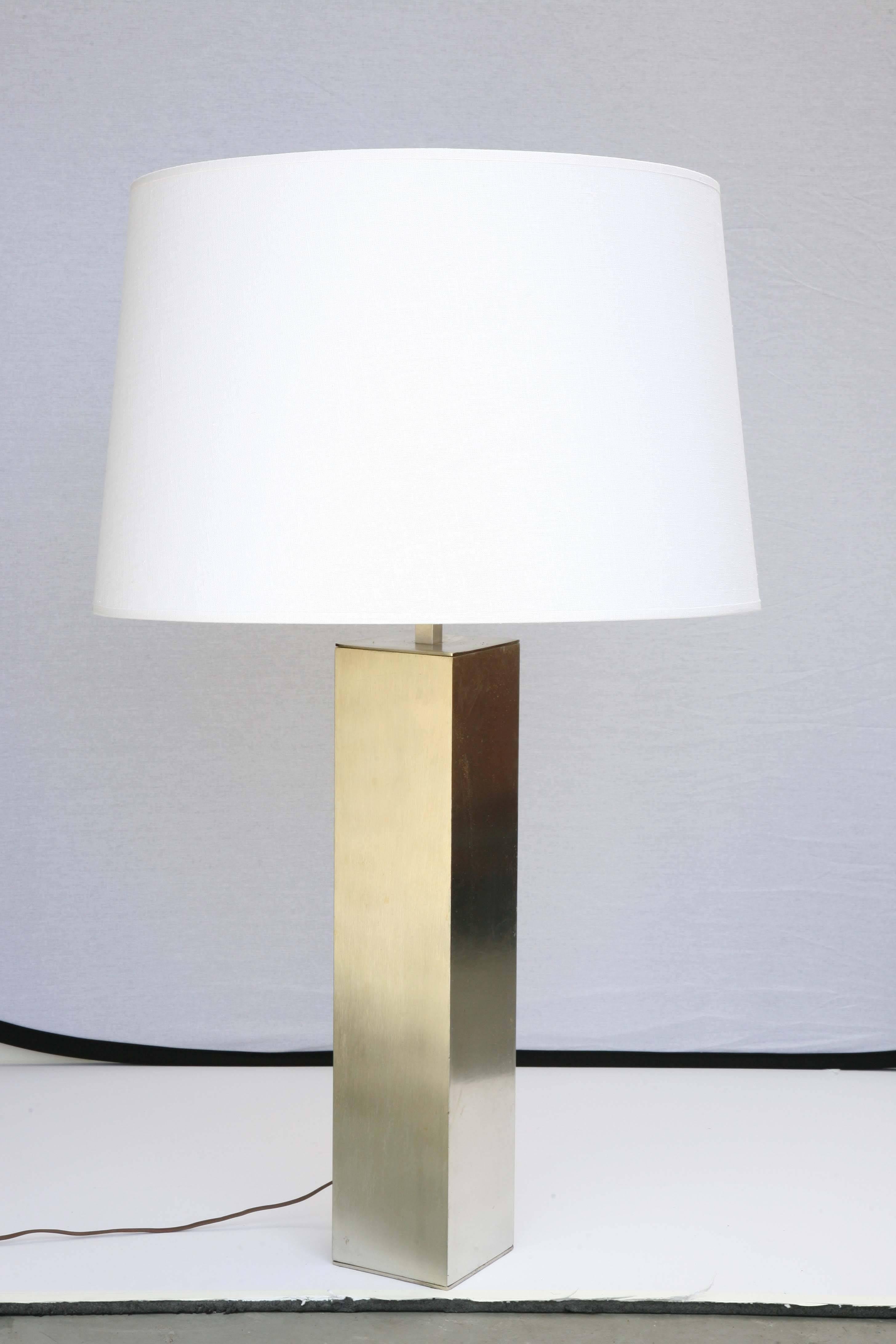 American Metal Cityscape Laurel Lamp, 1960s, USA For Sale