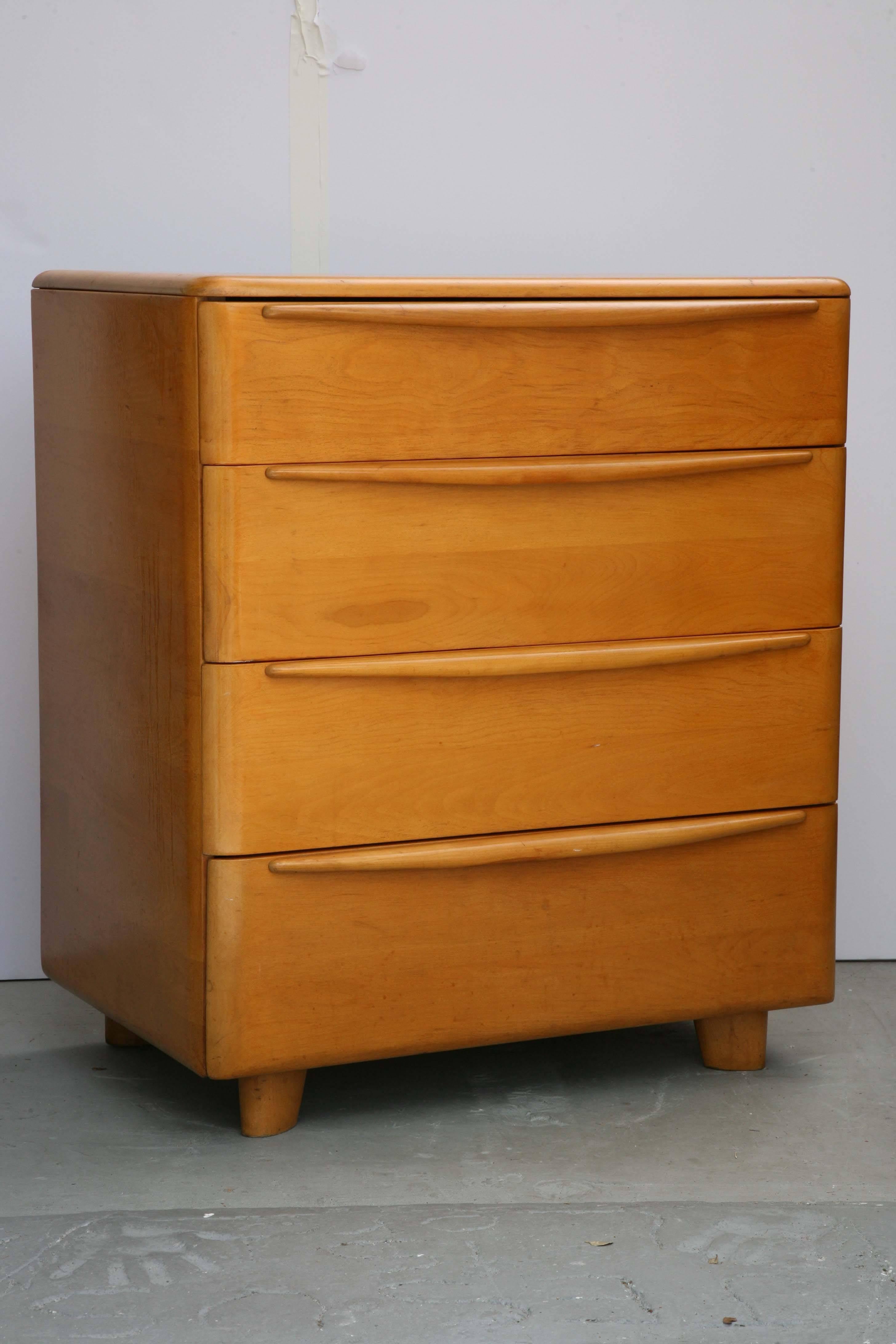 Wood Heywood-Wakefield Short Chest of Drawers, USA, 1960s