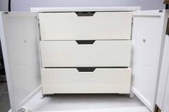Pair of Mid-Century Modern Hollywood Regency Elegant Brass Cabinets Commode