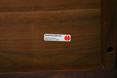 Mid-Century Danish Modern Knoll Lewis Butler Walnut Square Side / End Tables