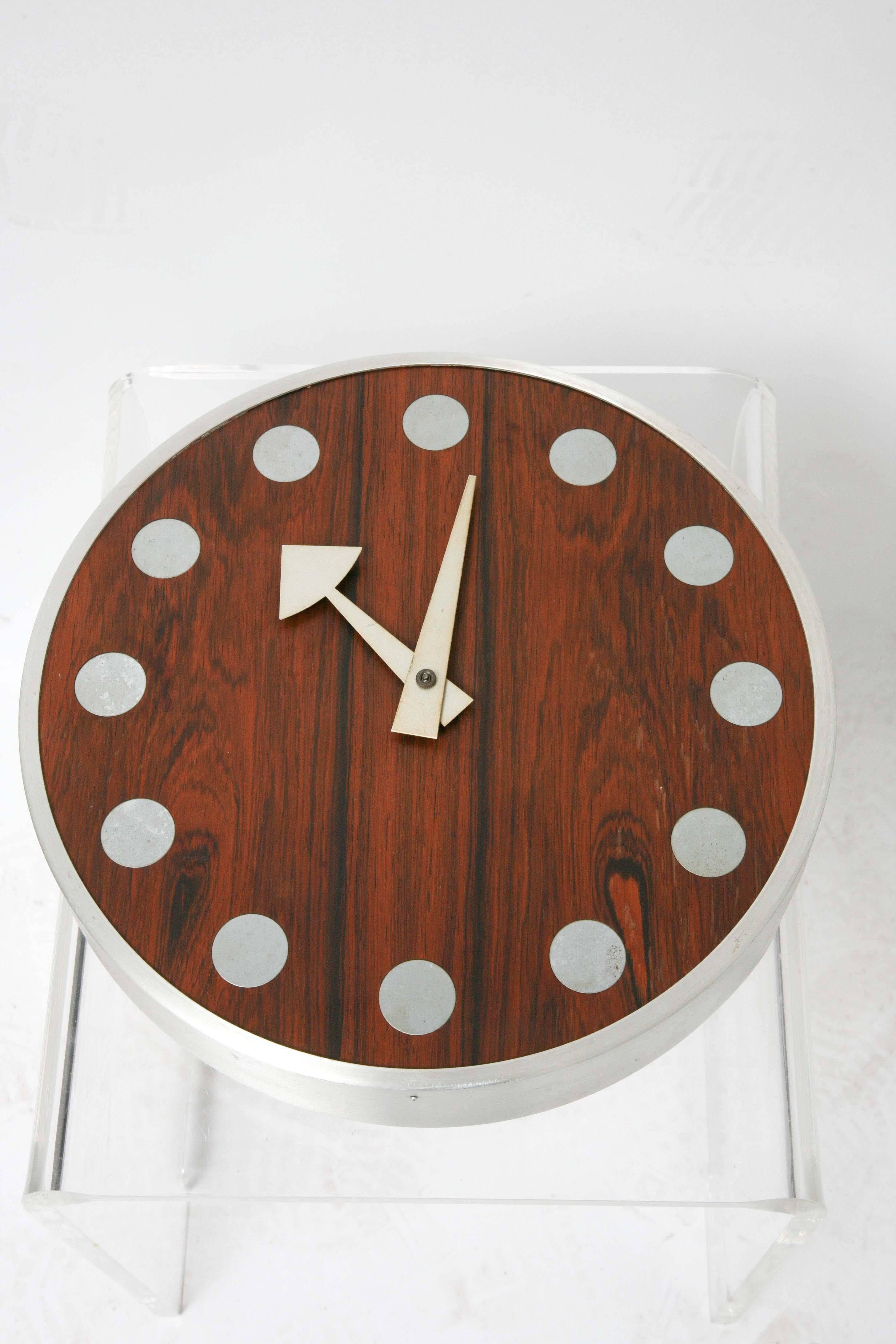 American Two Mid-Century Modern Howard Miller George Nelson Clocks For Sale
