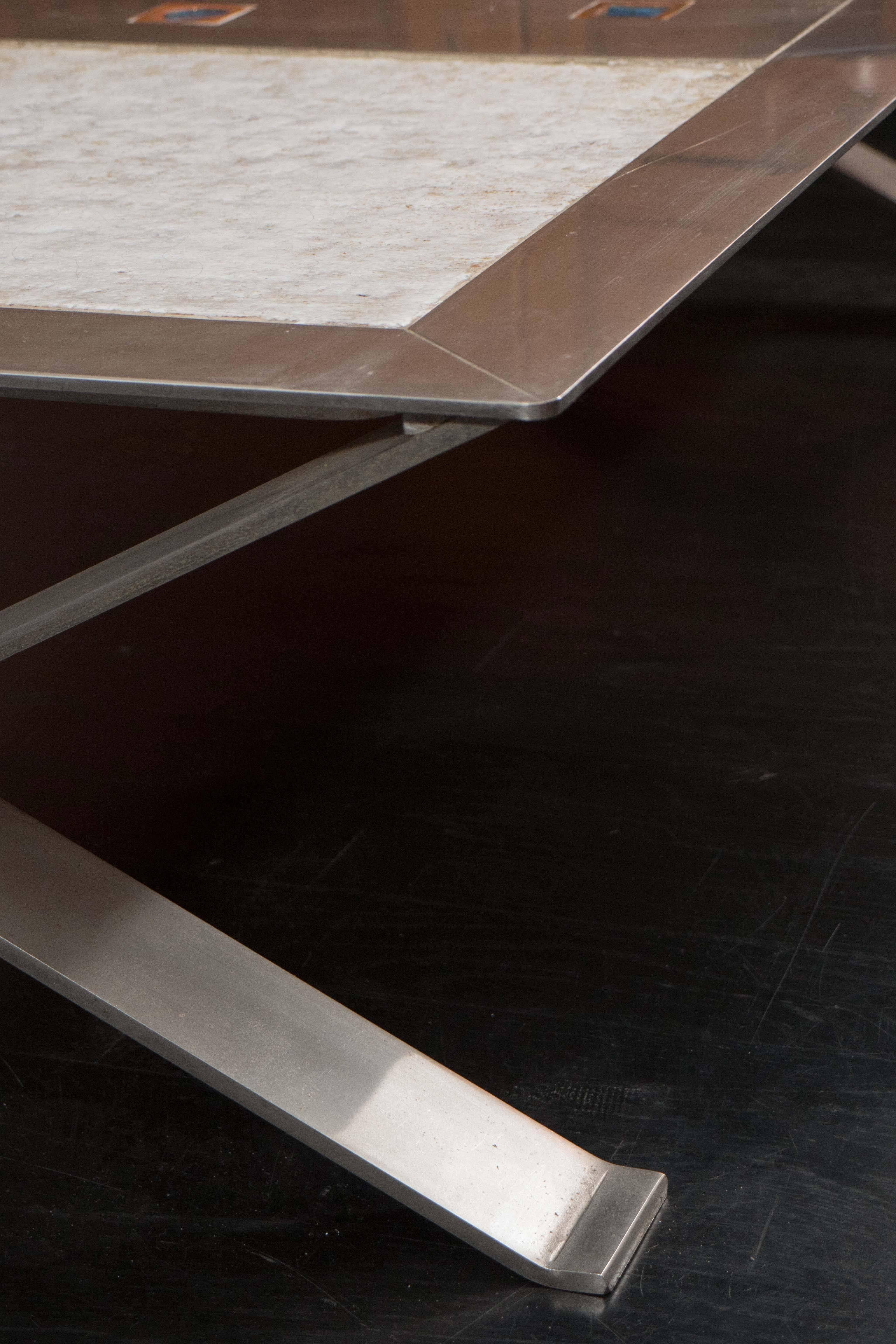 Stainless Steel and Ceramic Table 2