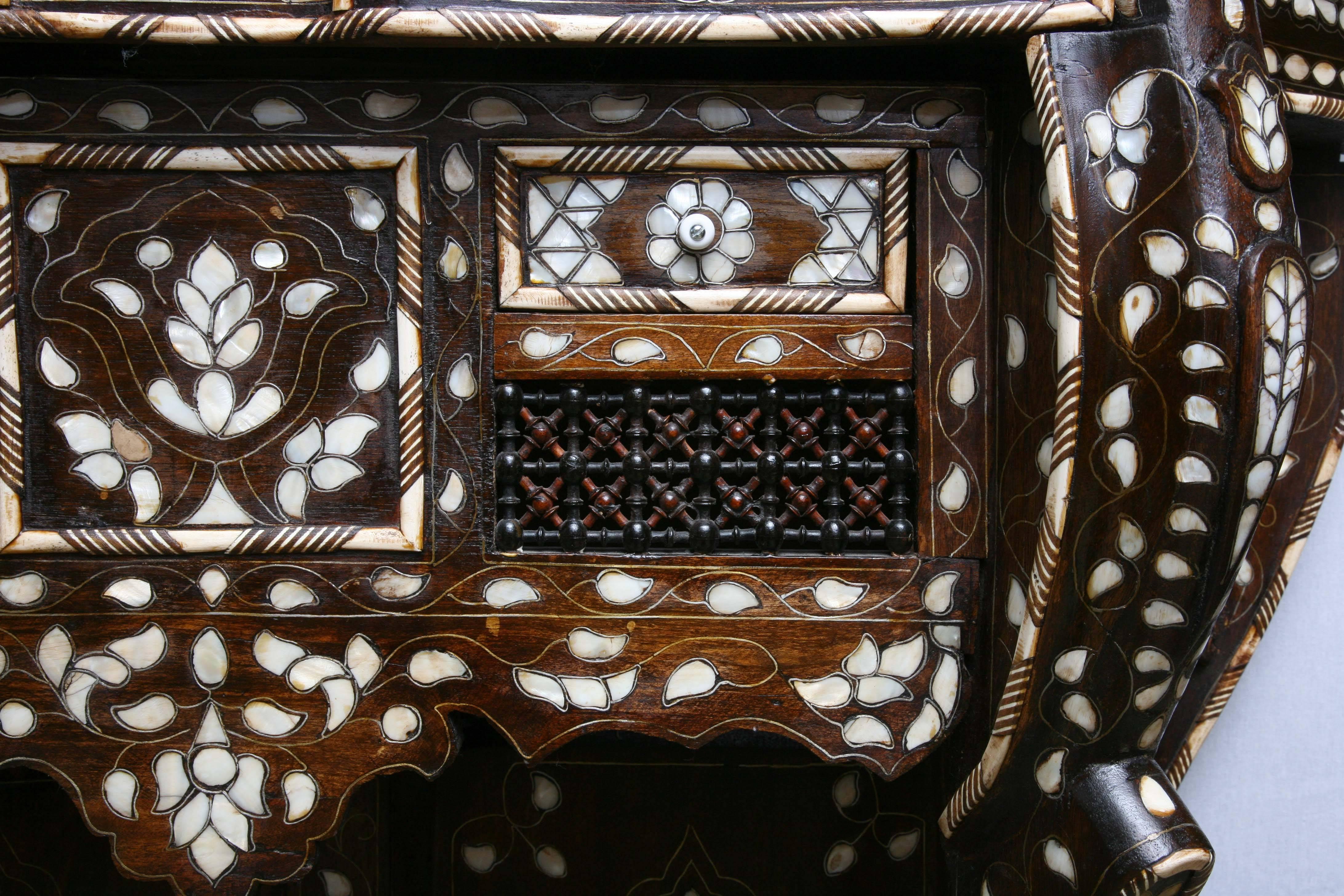 Superb Mother-of-Pearl Inlaid Syrian Console 3