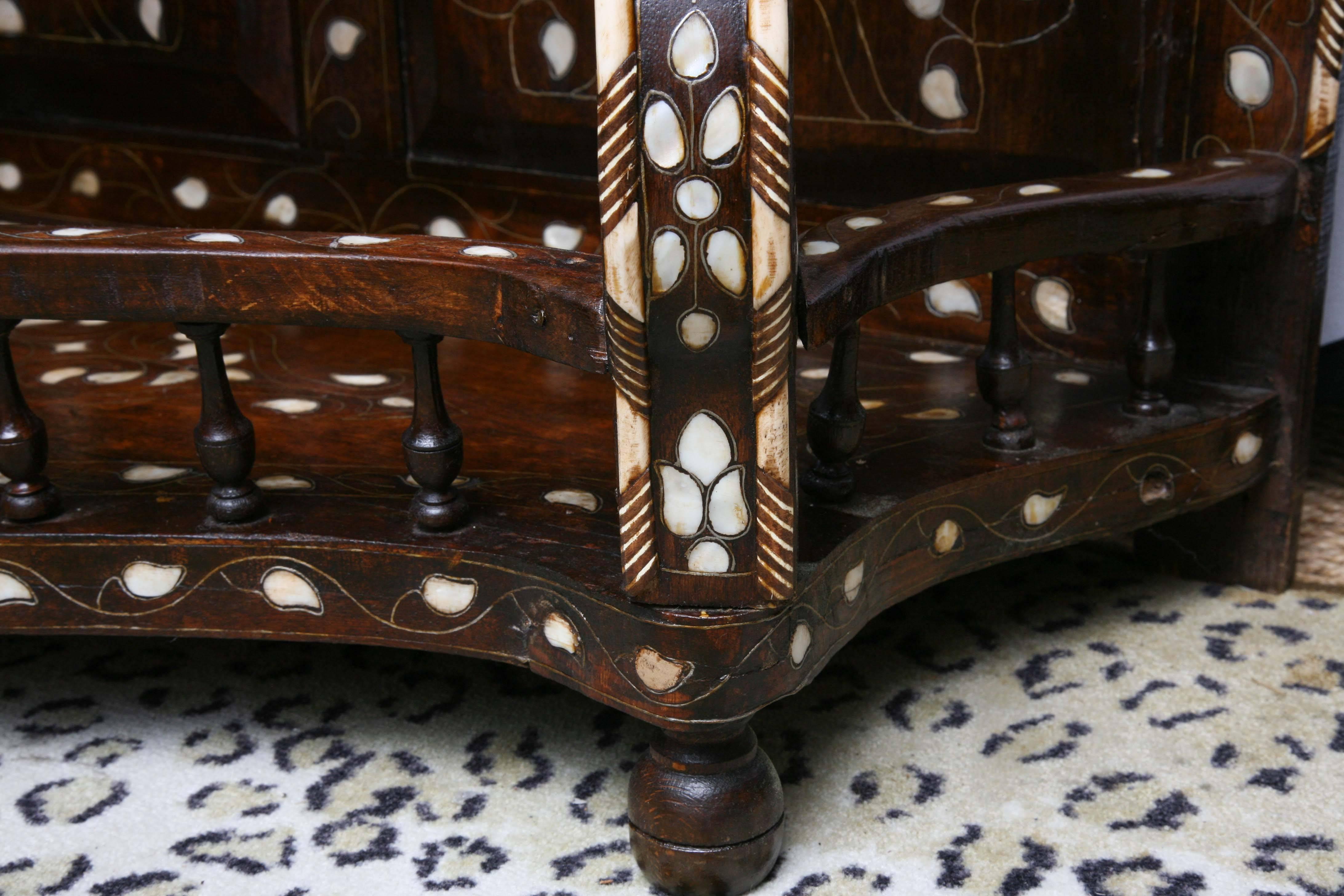 Superb Mother-of-Pearl Inlaid Syrian Console 4