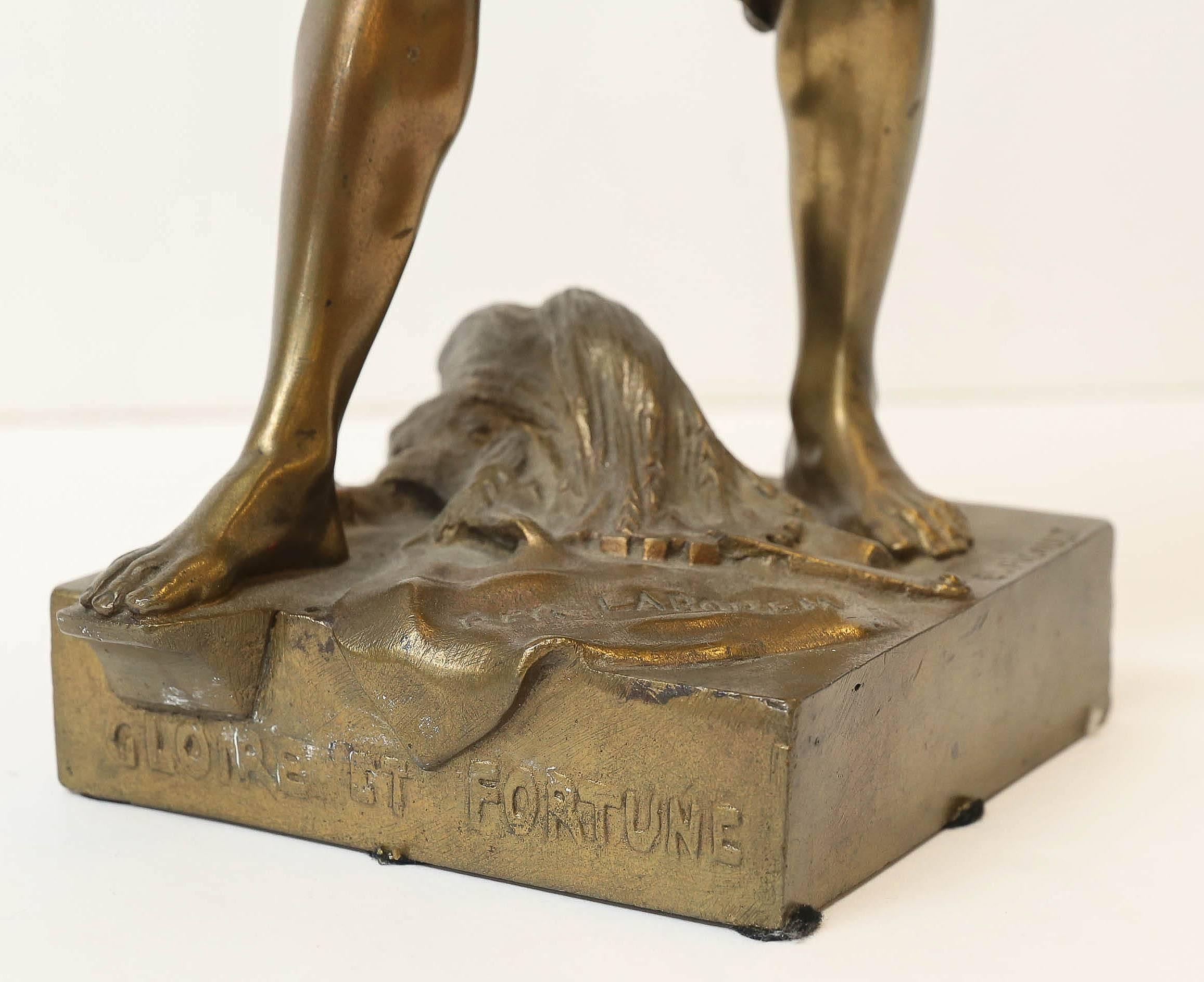 Signed bronze 18