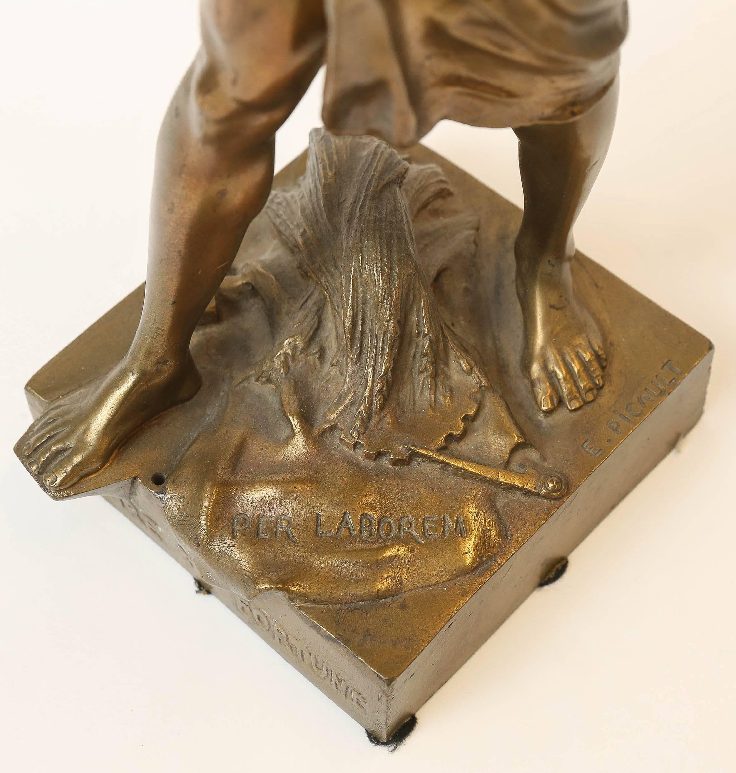 Art Nouveau Picault, Emile Louis Sculptor