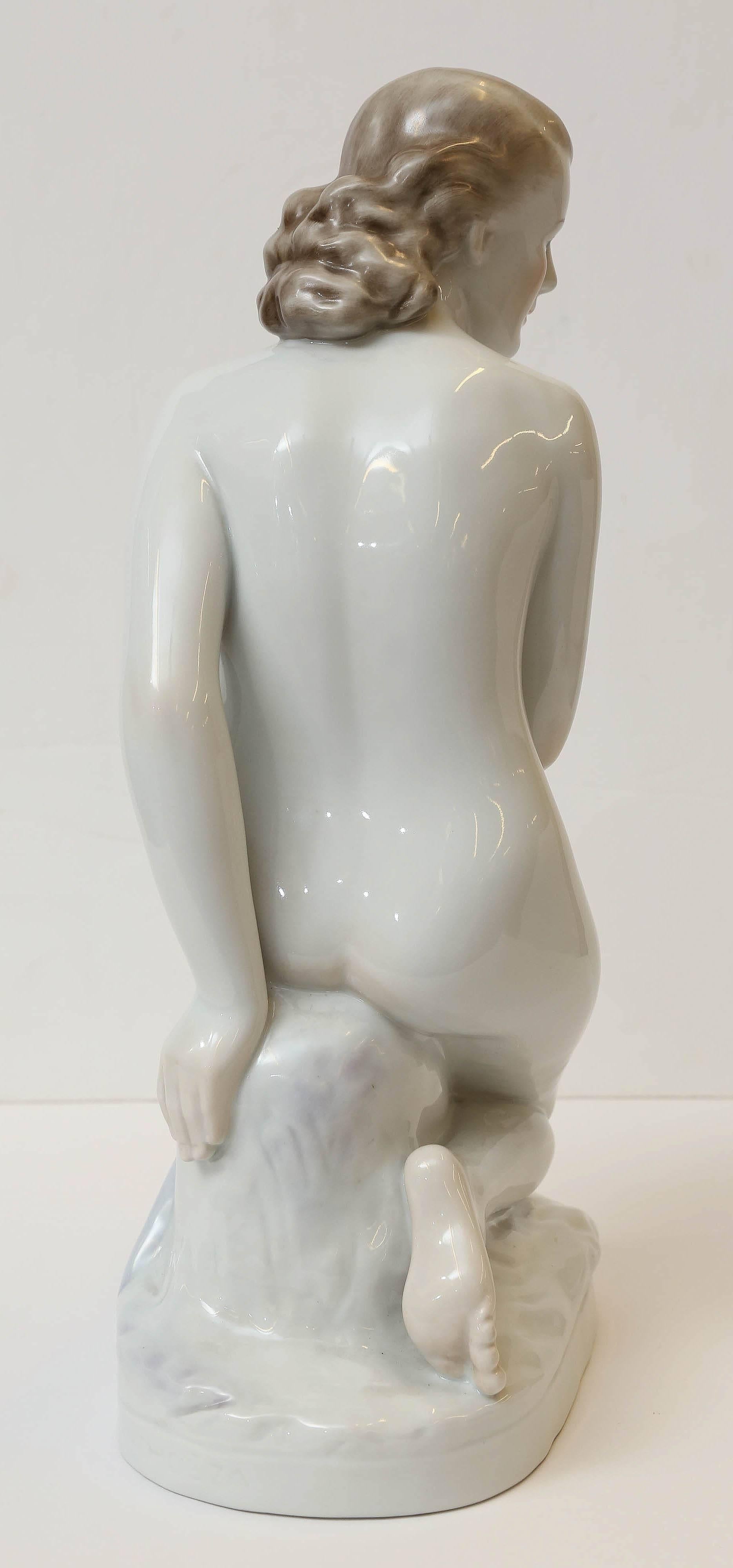 Hungarian Herend Nude Female Figure
