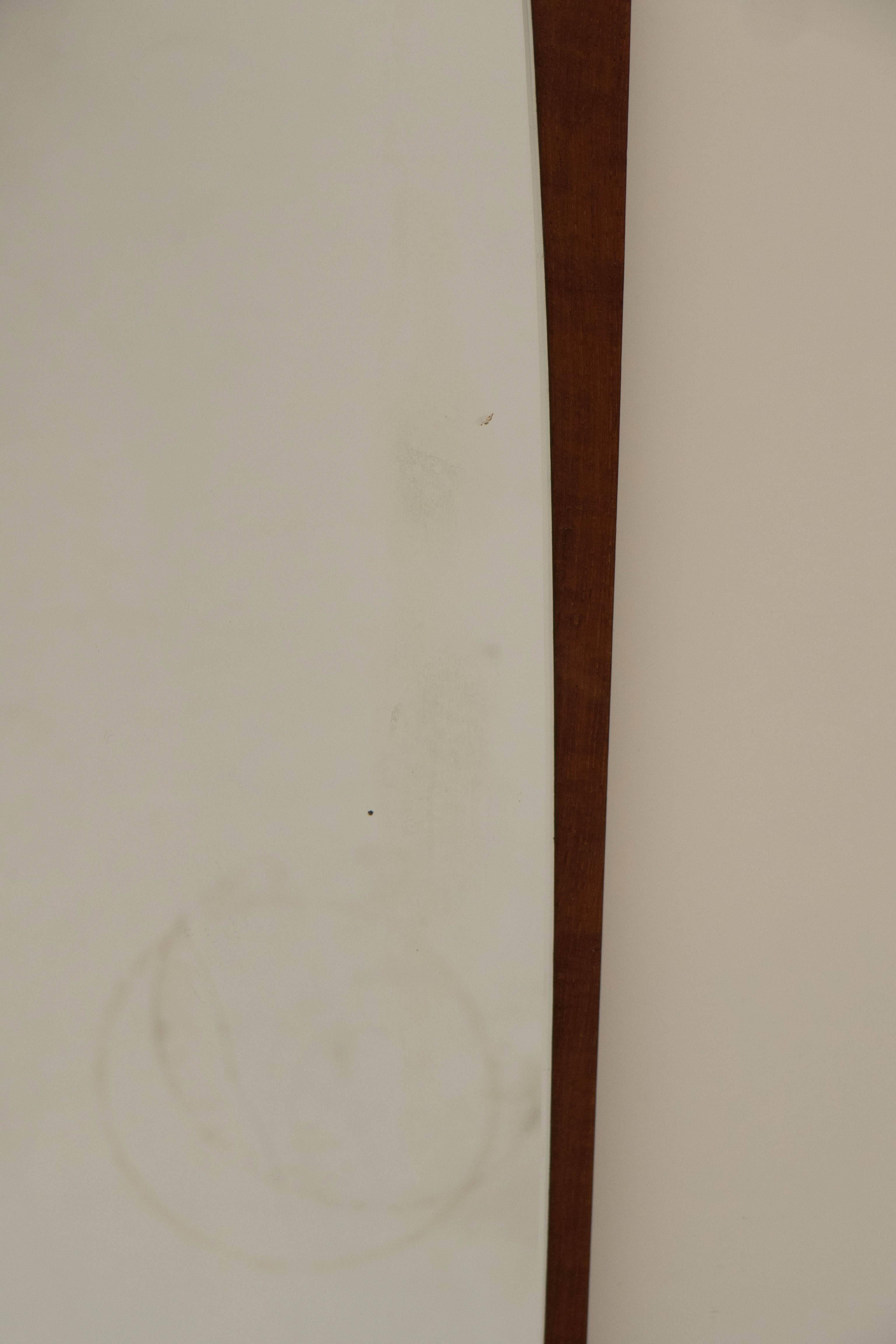 Danish Rosewood Wall Mirrors In Good Condition In New York, NY