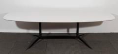 Eames Inspired 'Sufboard' White Laminate Top Coffee Table