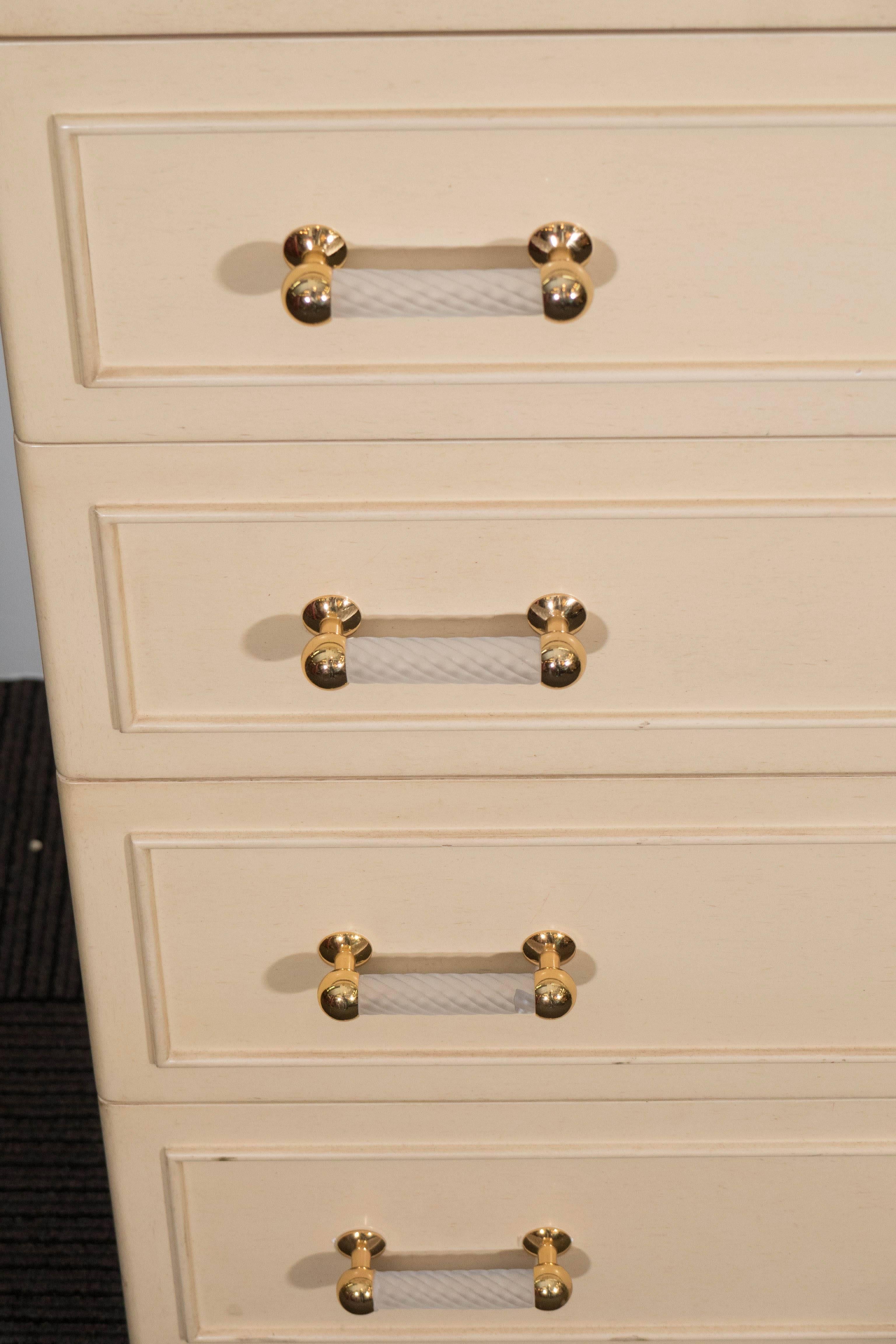 hollywood regency chest of drawers