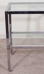 Chrome 1970s Two-Tier Bar Cart