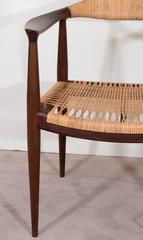 Pair of Danish Hans J. Wegner Elbow Chairs for Johannes Hansen