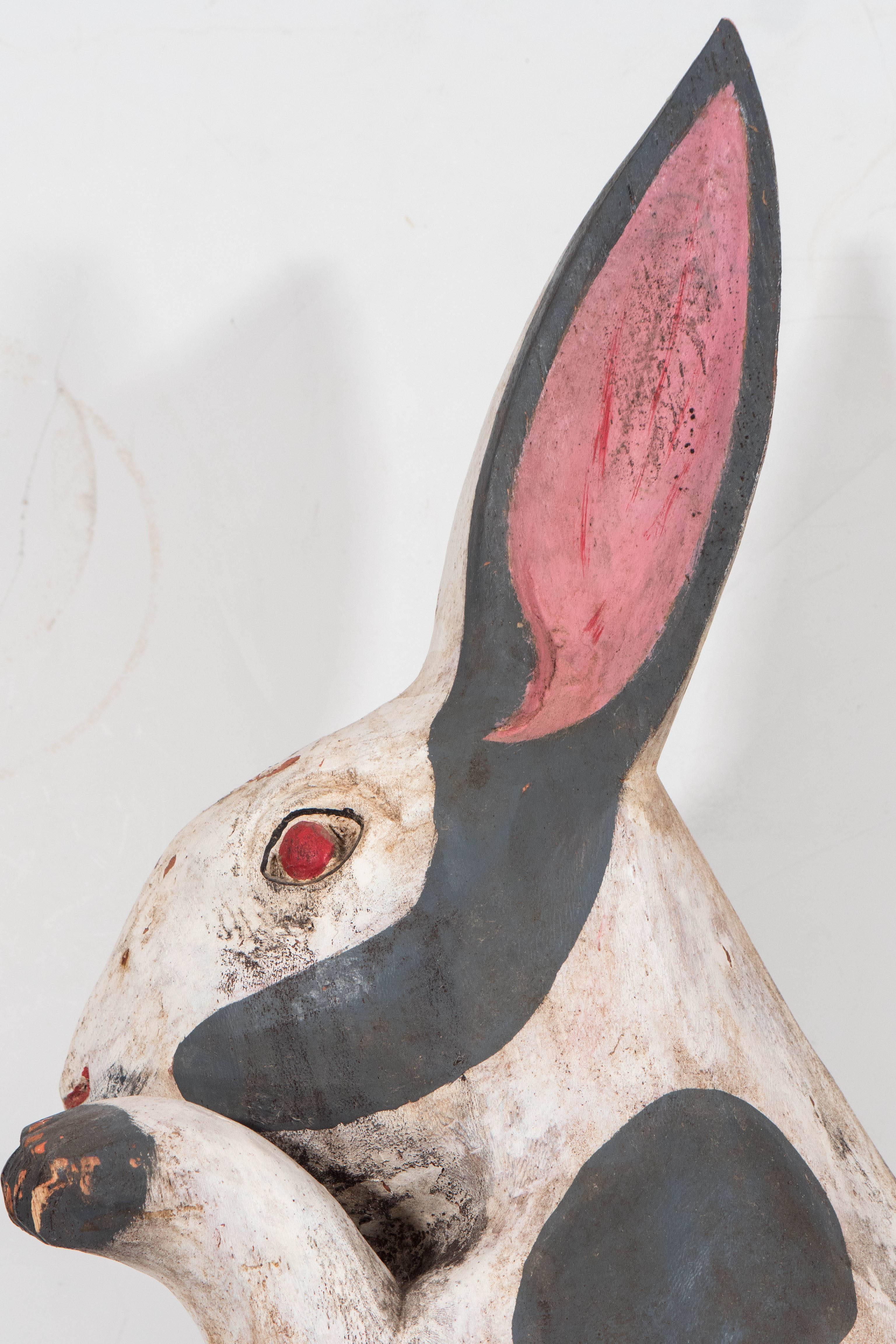 Early 20th Century American Folk Art Rabbit 1